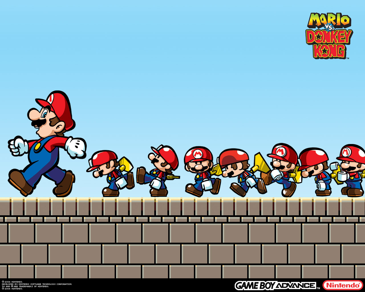 Mario vs. Donkey Kong wallpaper