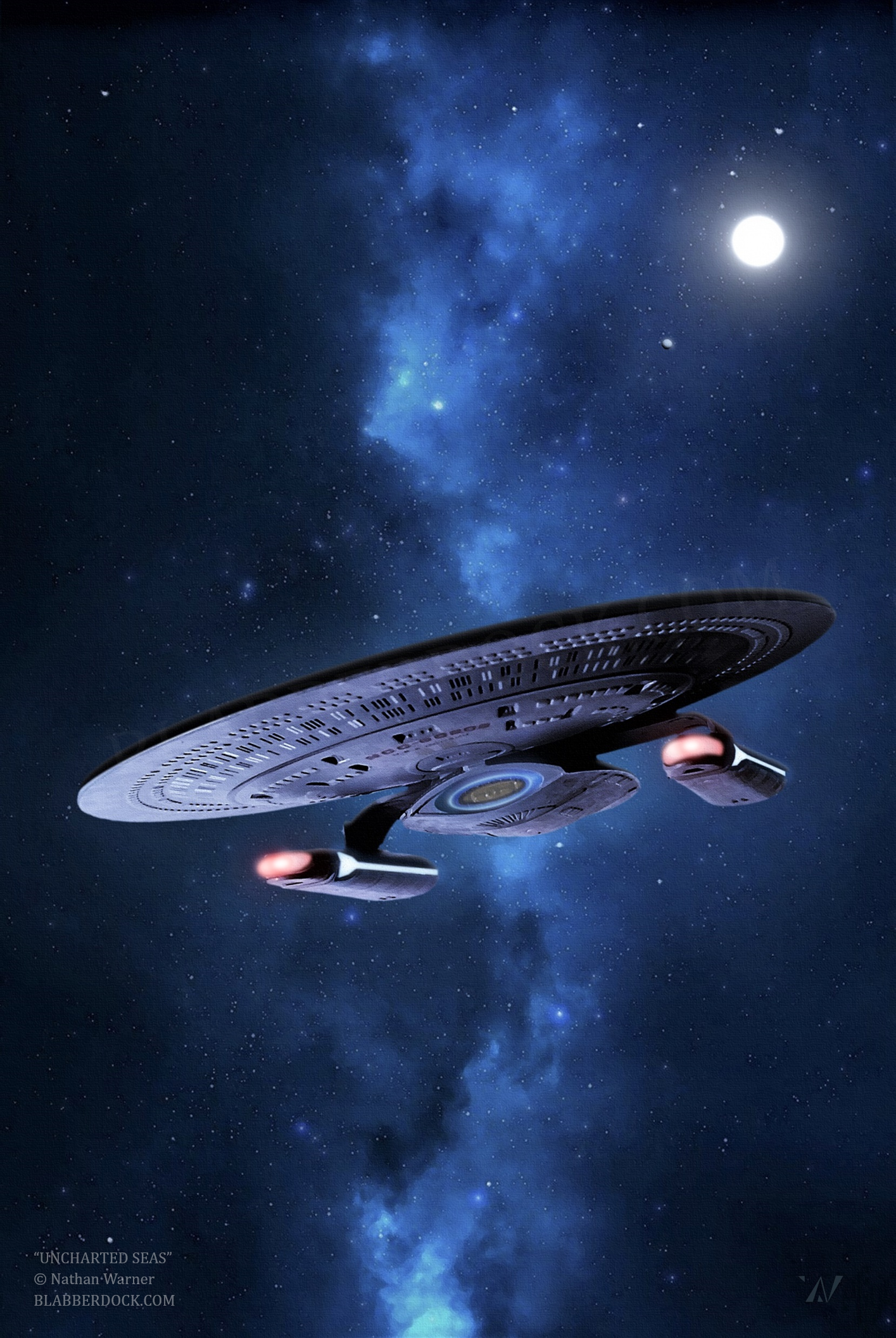 Uncharted Seas. Star trek wallpaper