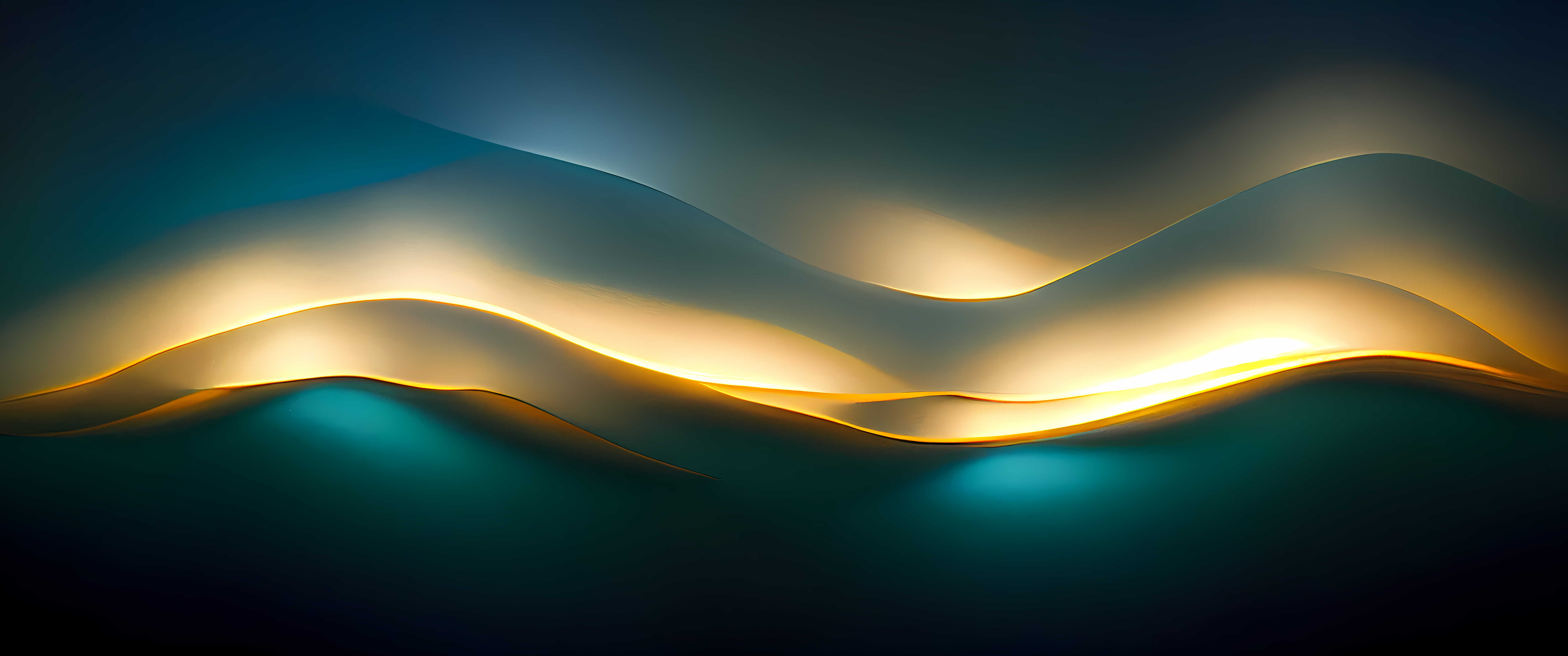 Ai Art Abstract Minimalism Wide Image