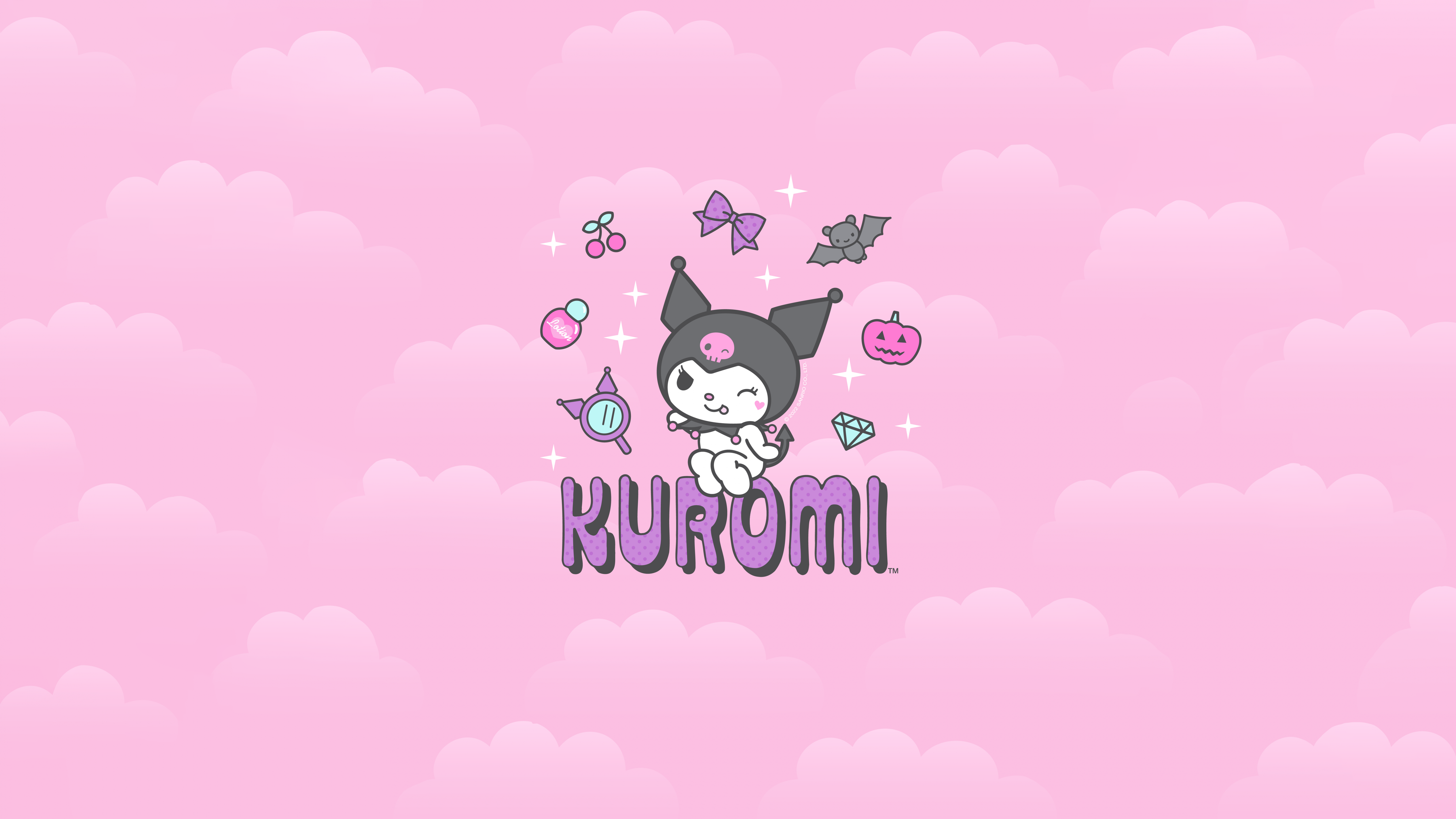 Kuromi Wallpaper 4K, Cartoon, Hello Kitty