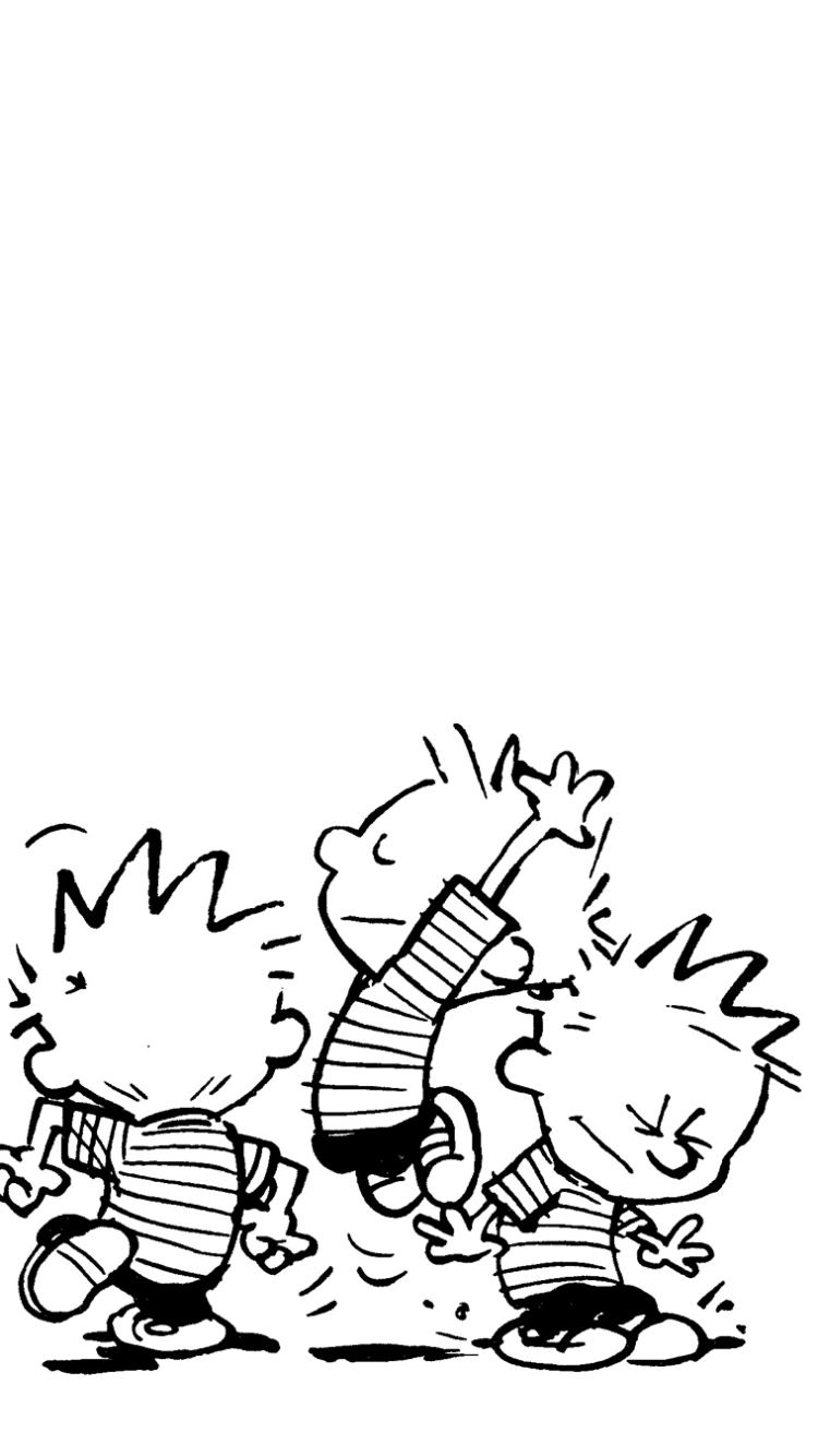 Calvin & Hobbes Phone Wallpaper