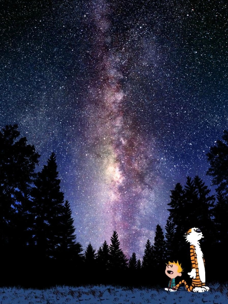 Mobile wallpaper: Comics, Calvin