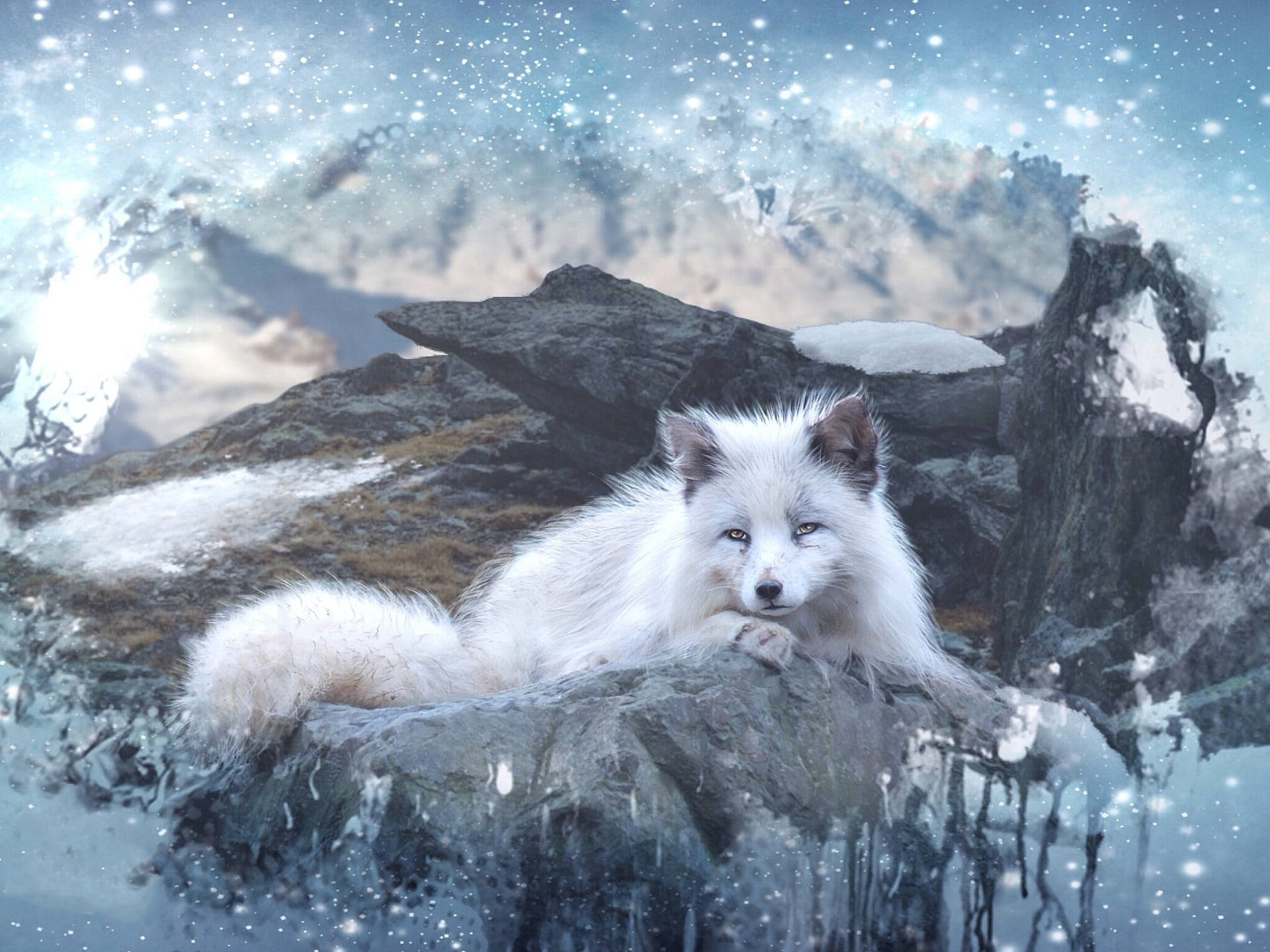 Arctic Fox Wallpaper