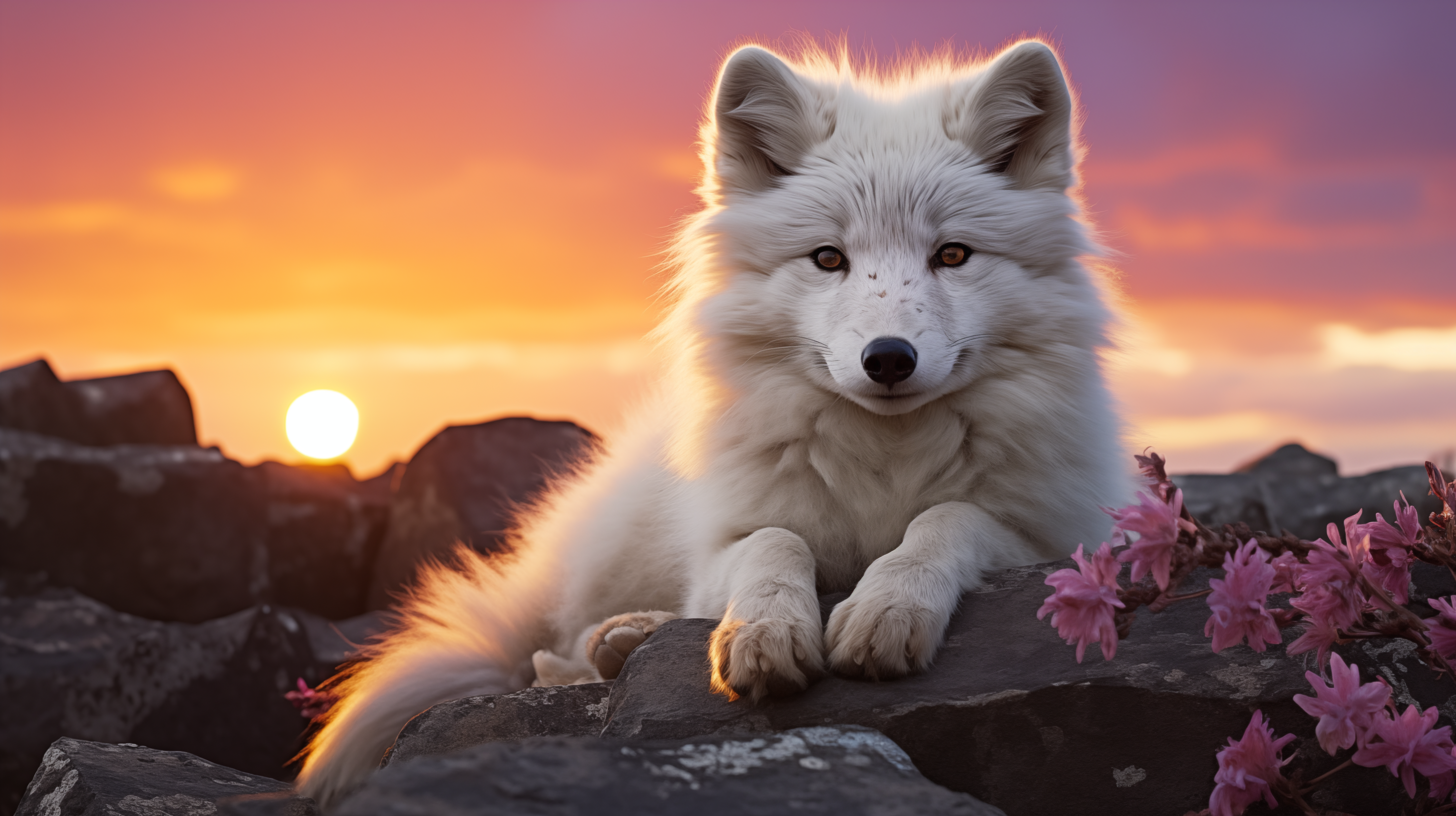 Arctic Fox Wallpaper