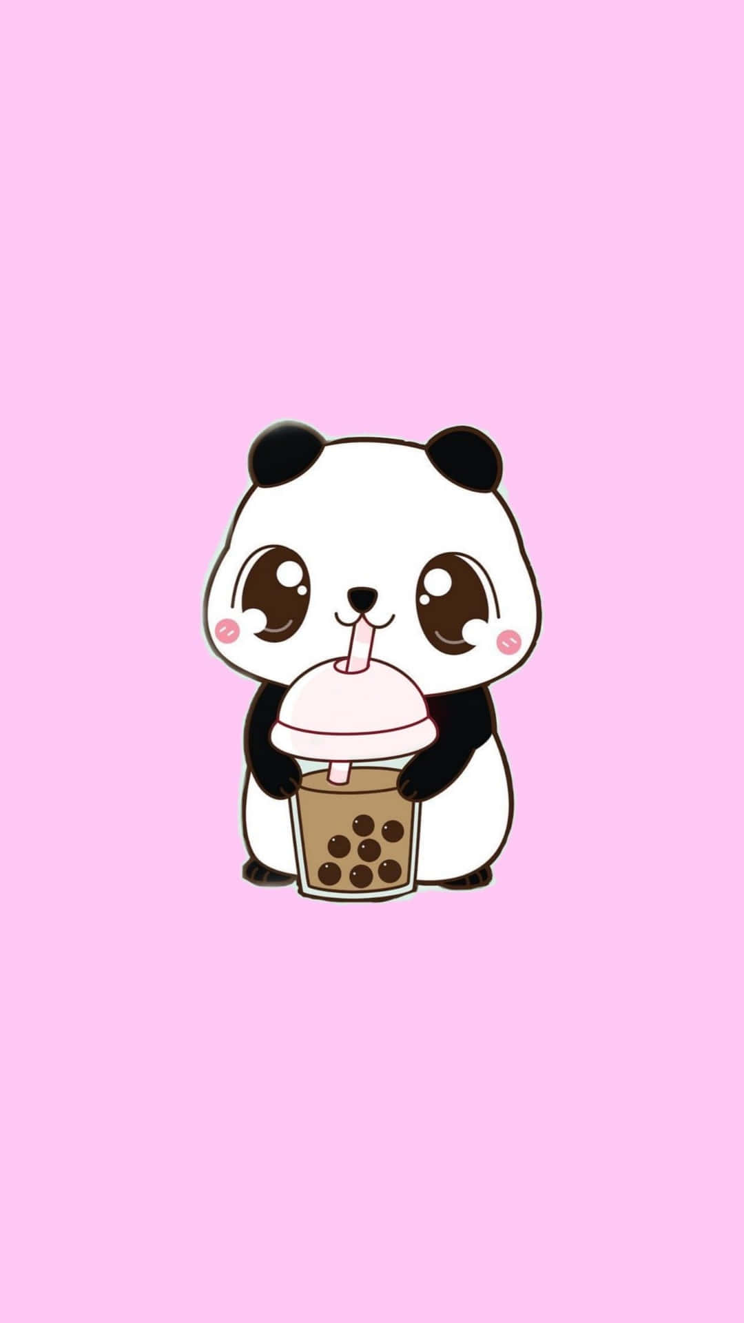Girly Panda Wallpaper