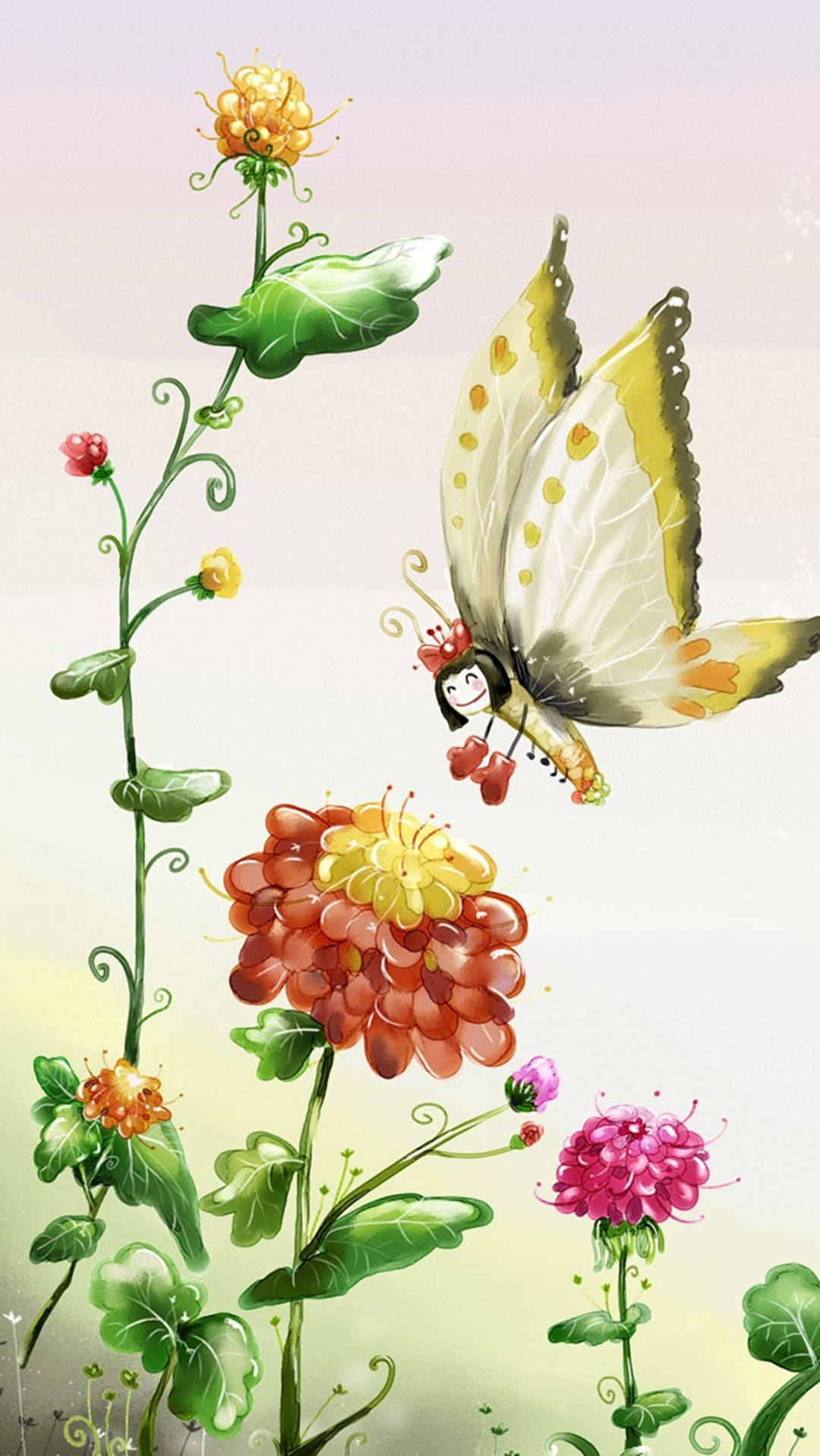 Download Autumn iPhone Flowers
