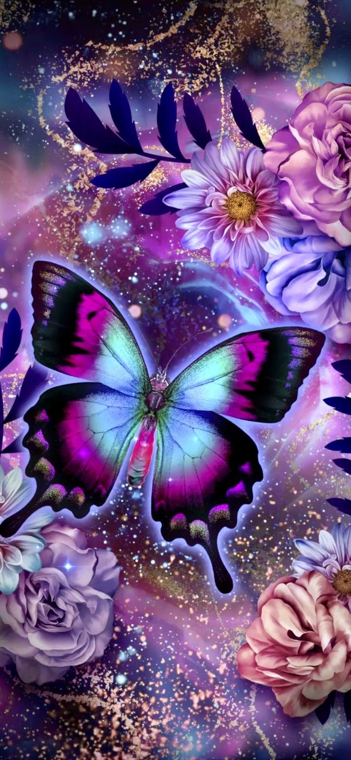 Purple Girly iPhone Wallpaper