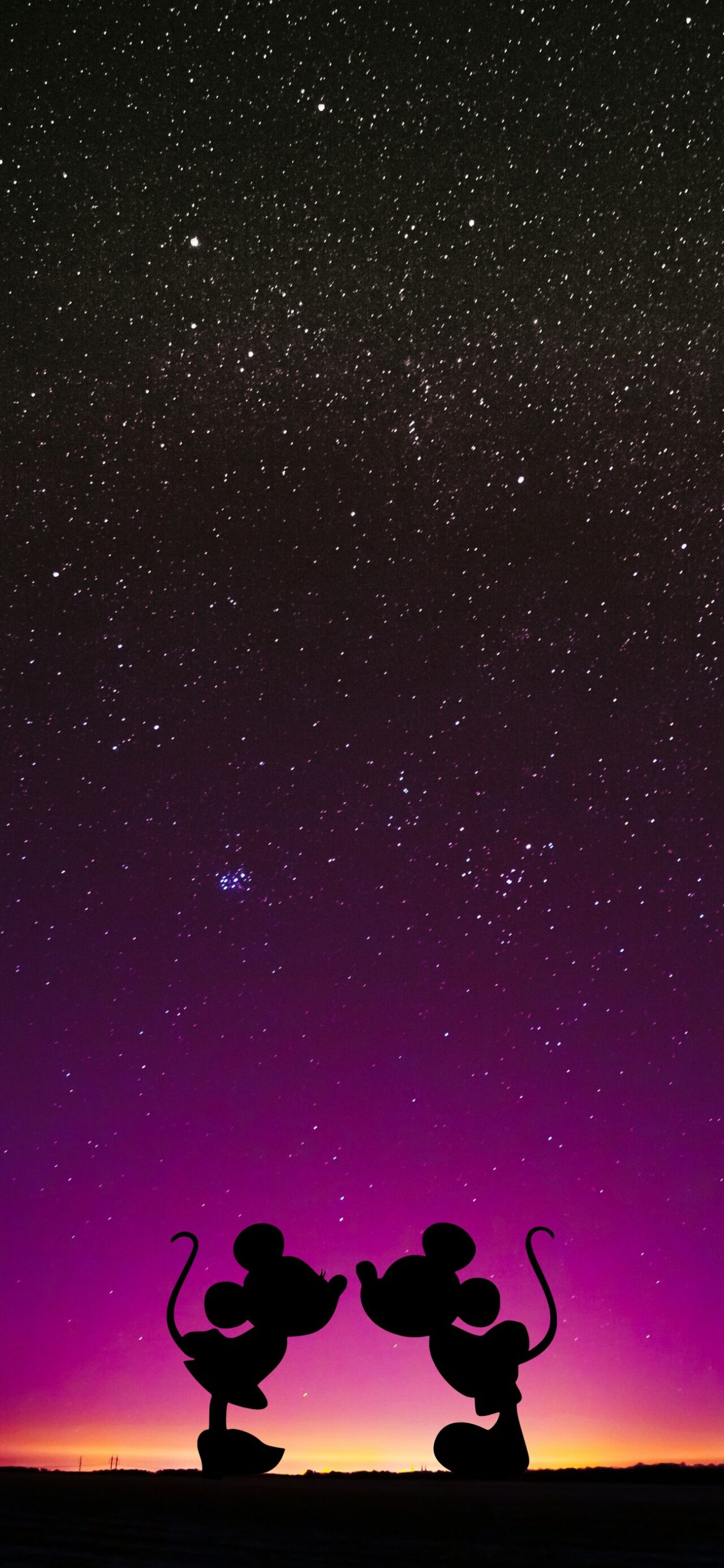 Micky Mouse and Minnie. Valentine's