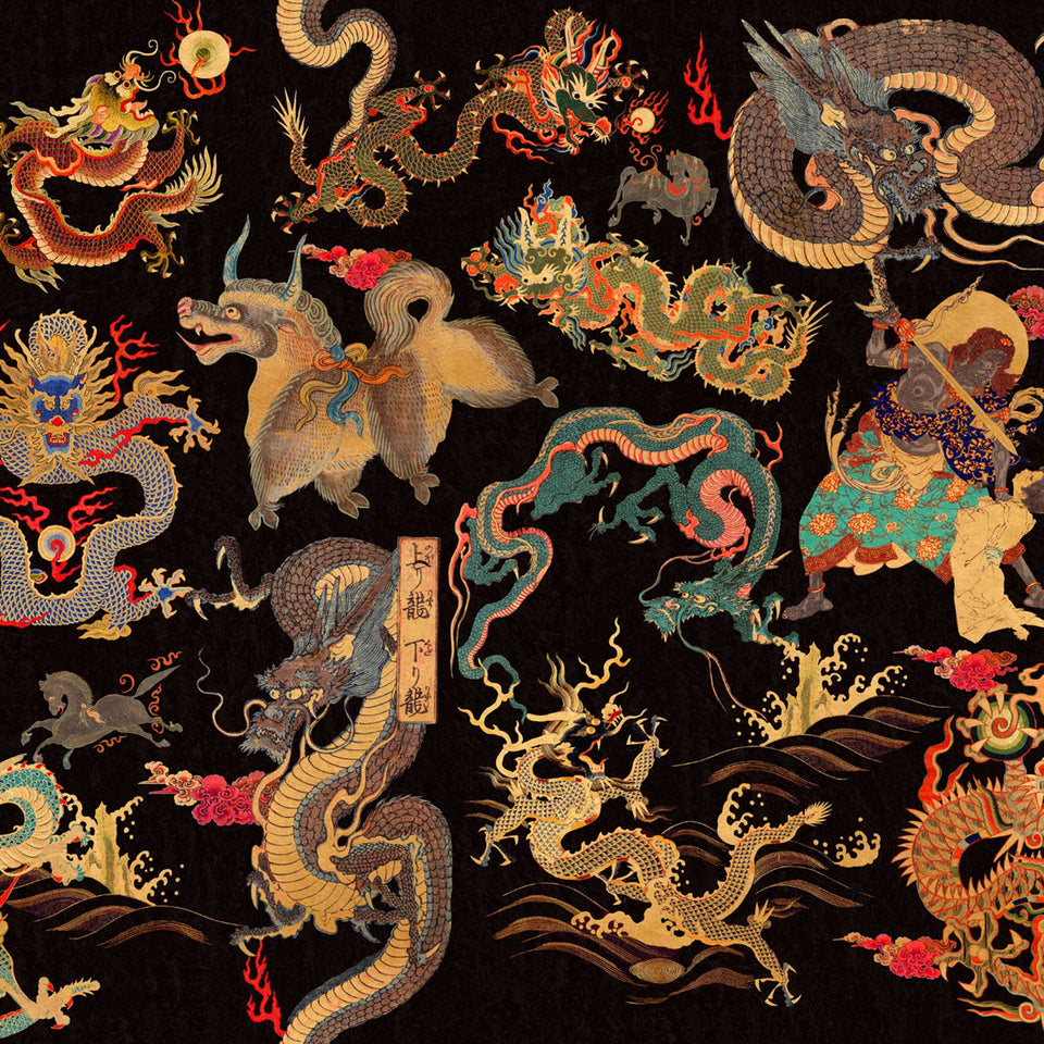 Dragons of Tibet Wallpaper