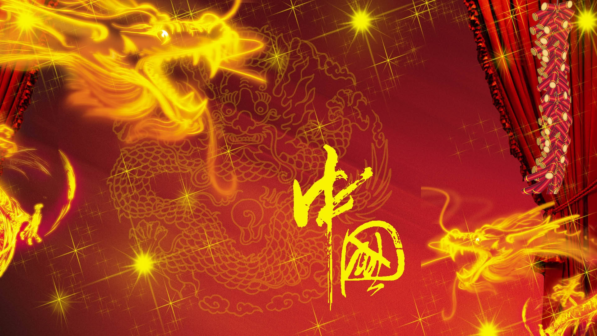 Chinese Dragon Background. Wallpaper