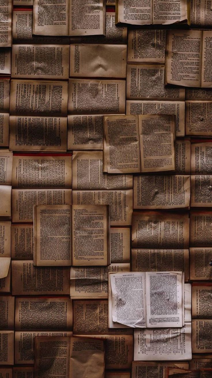 Book wallpaper, Wallpaper vintage