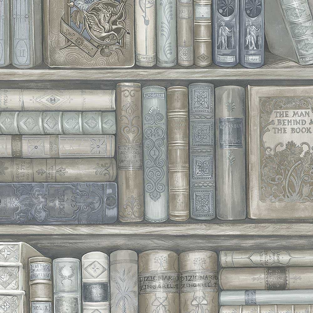 Bookcase Wallpaper
