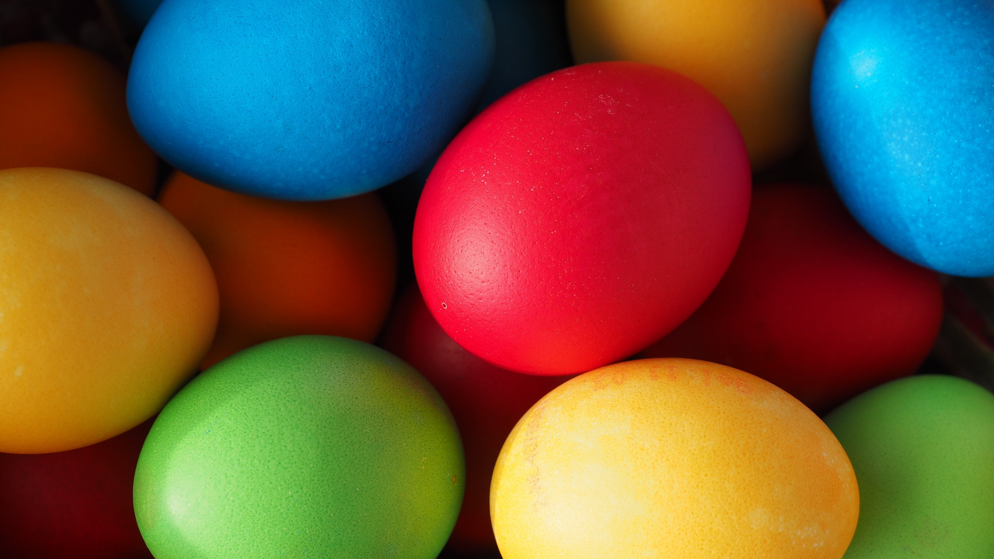 Easter eggs Wallpaper 4K, Colorful eggs, Easter Decoration