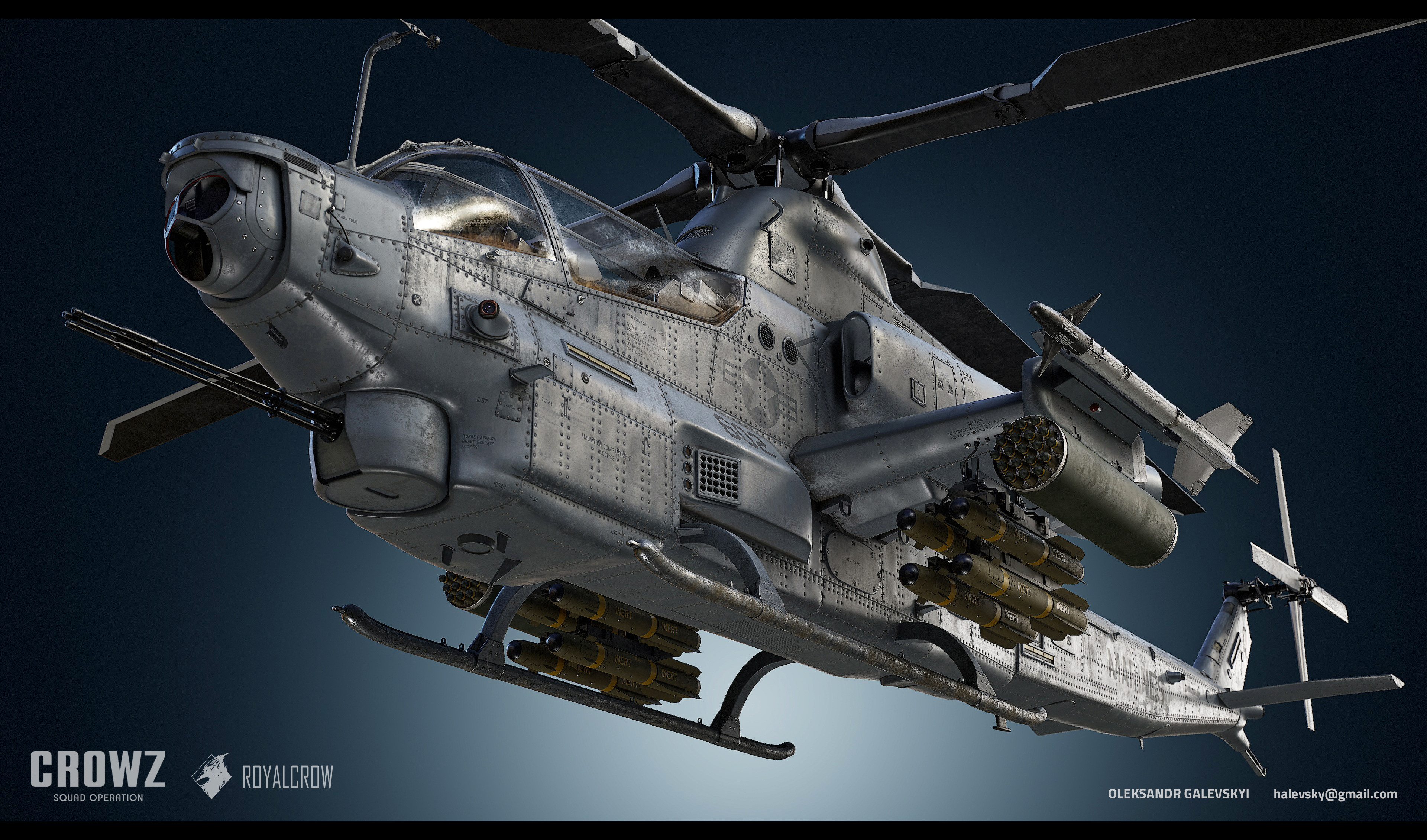 Bell AH 1Z Viper Attack Helicopter