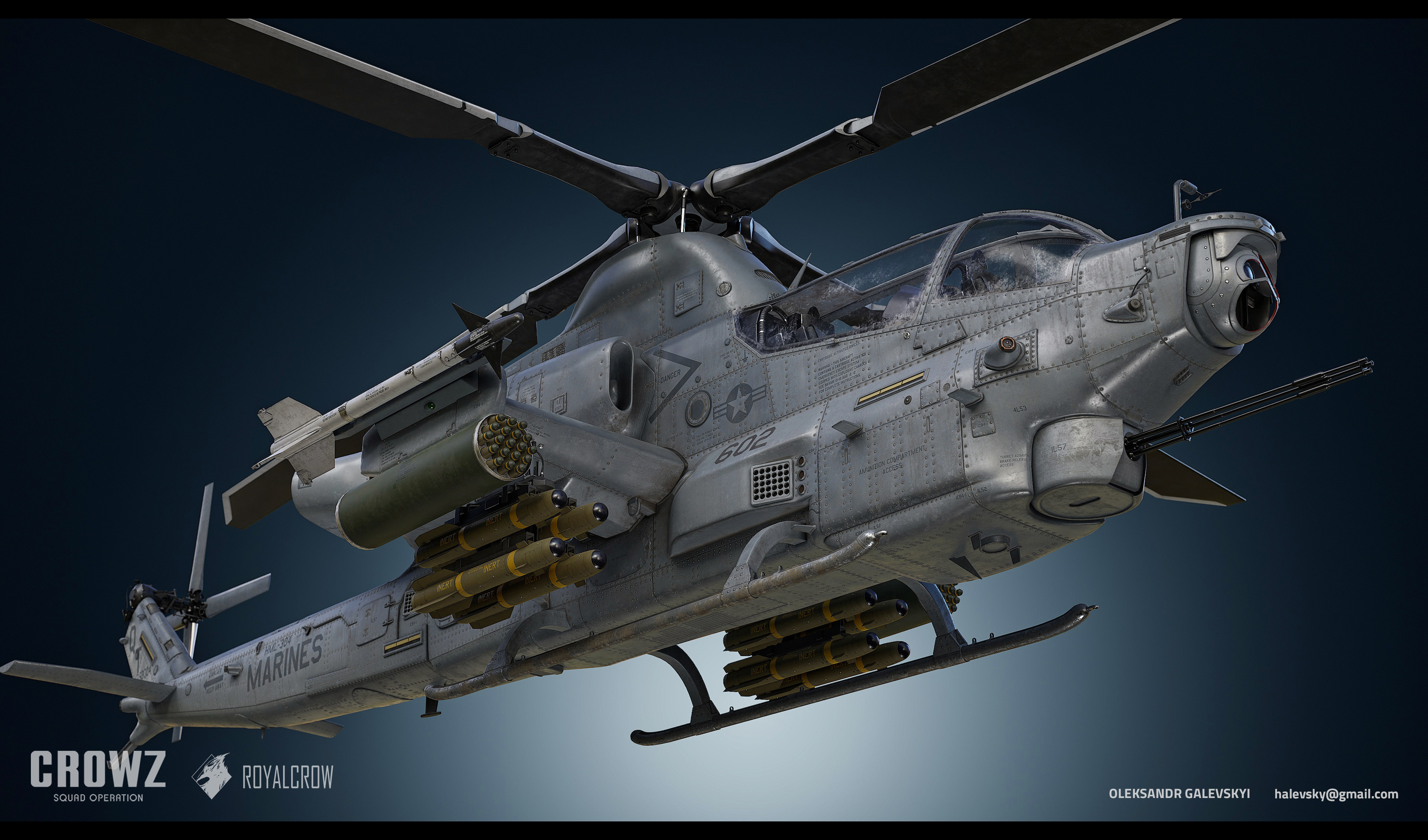 Bell AH 1Z Viper Attack Helicopter