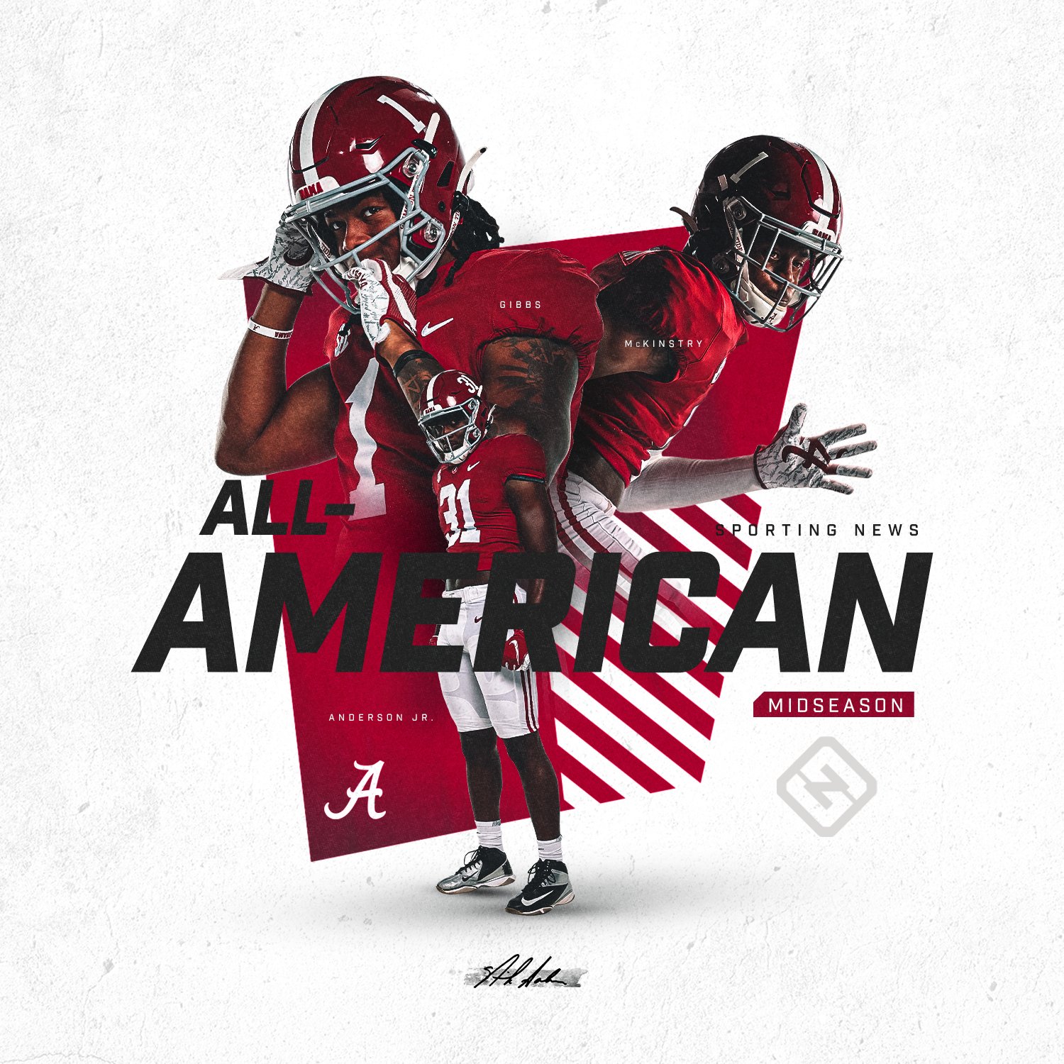 Alabama Football - ♦️ Anderson Jr