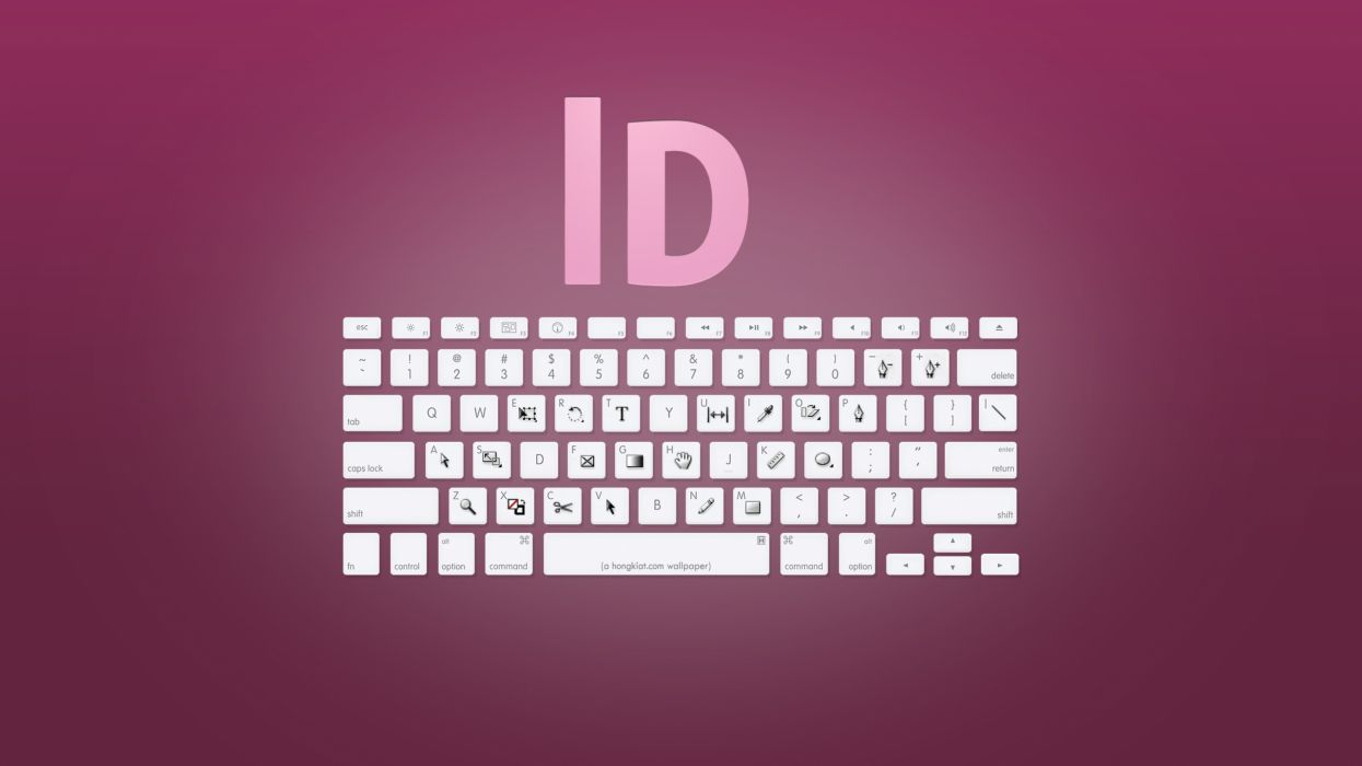 Adobe shortcuts indesign wallpaper