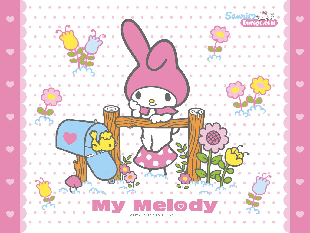 My Melody. She is so cute. My Melody