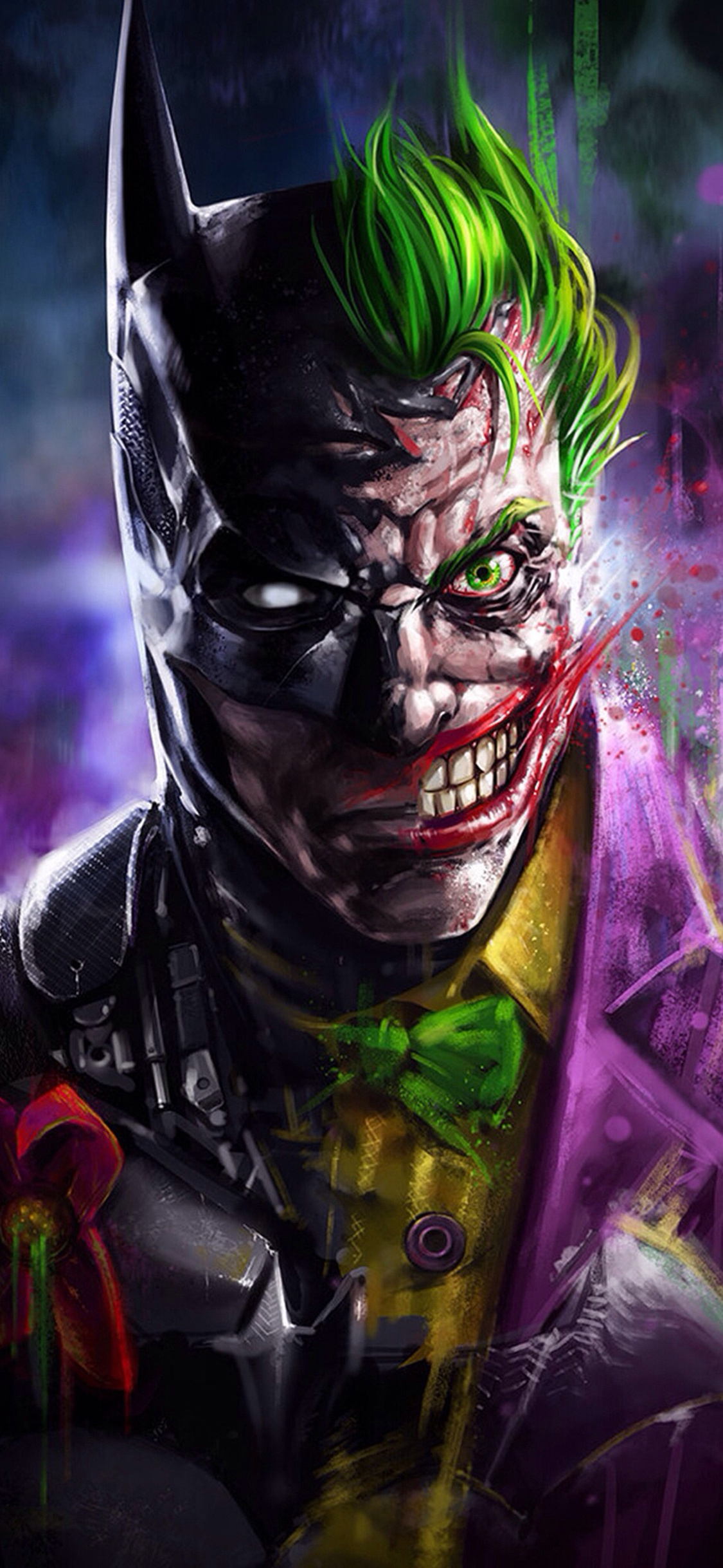 Batman Joker Art iPhone XS