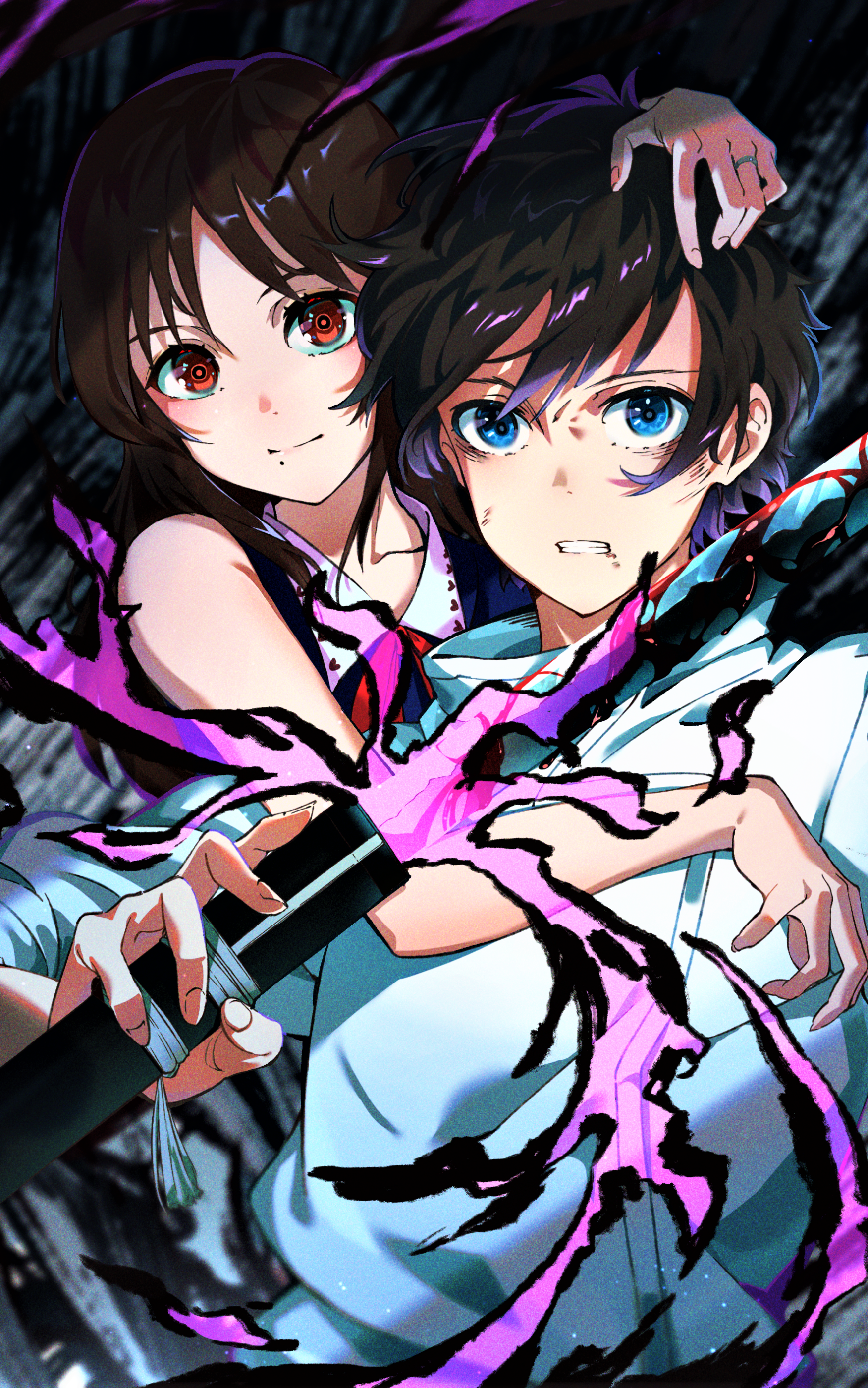 Jujutsu Kaisen Phone Wallpaper by 時