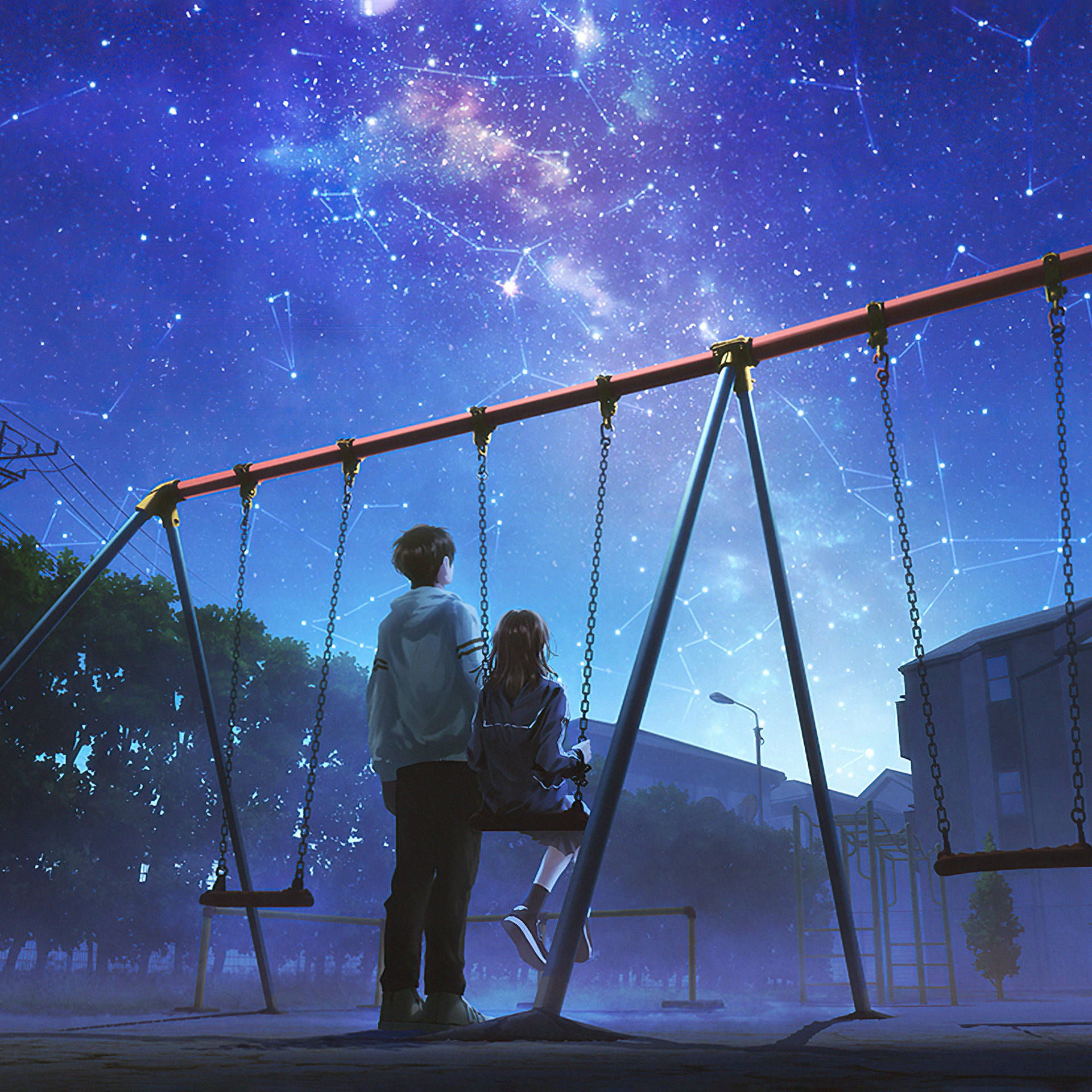 iPad Anime Night Wallpapers - Wallpaper Cave