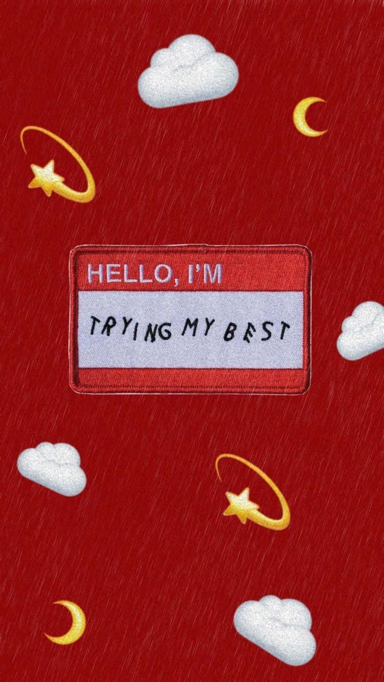 Red Retro 80s Aesthetic Wallpaper