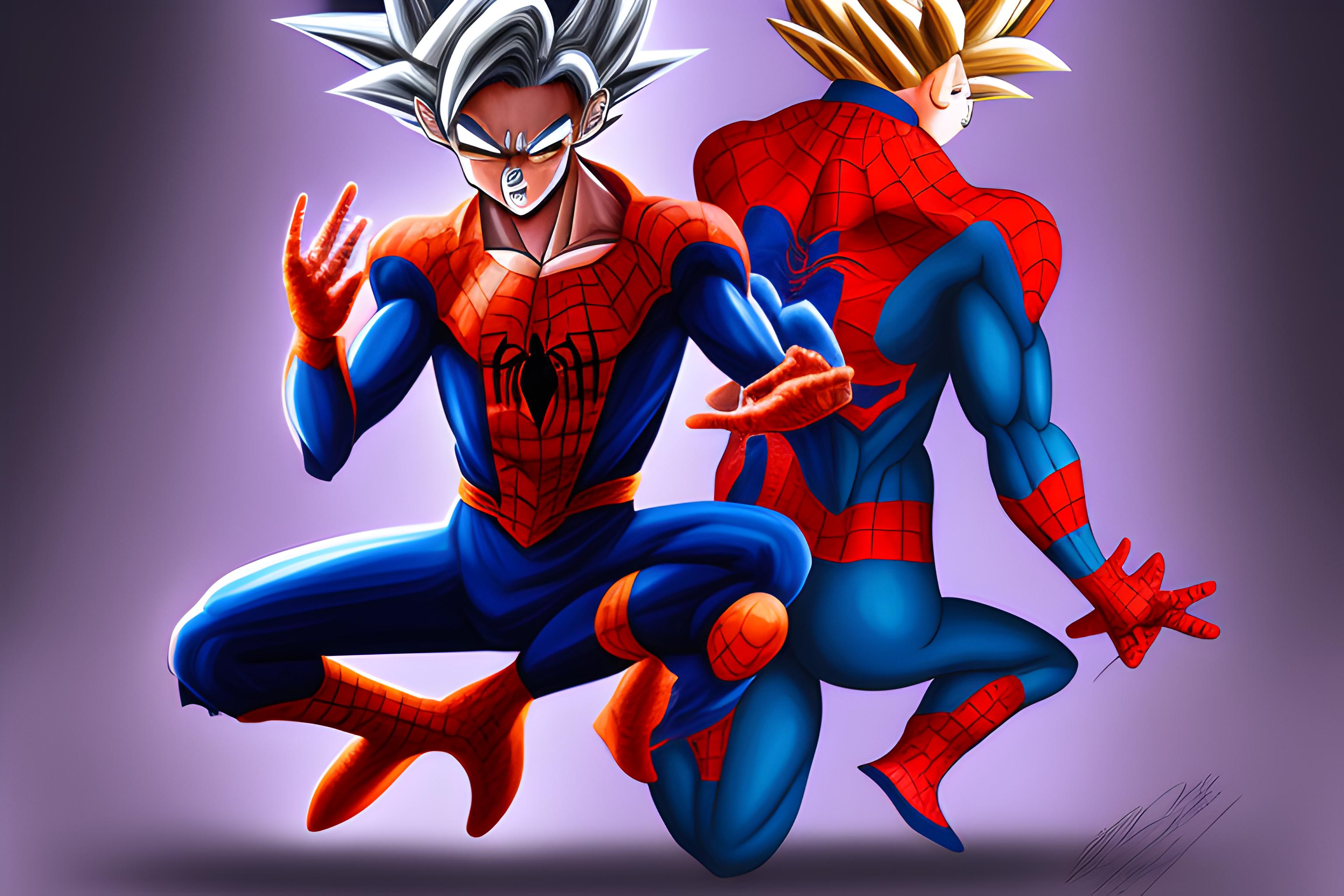 Spider-Man And Goku Wallpapers - Wallpaper Cave