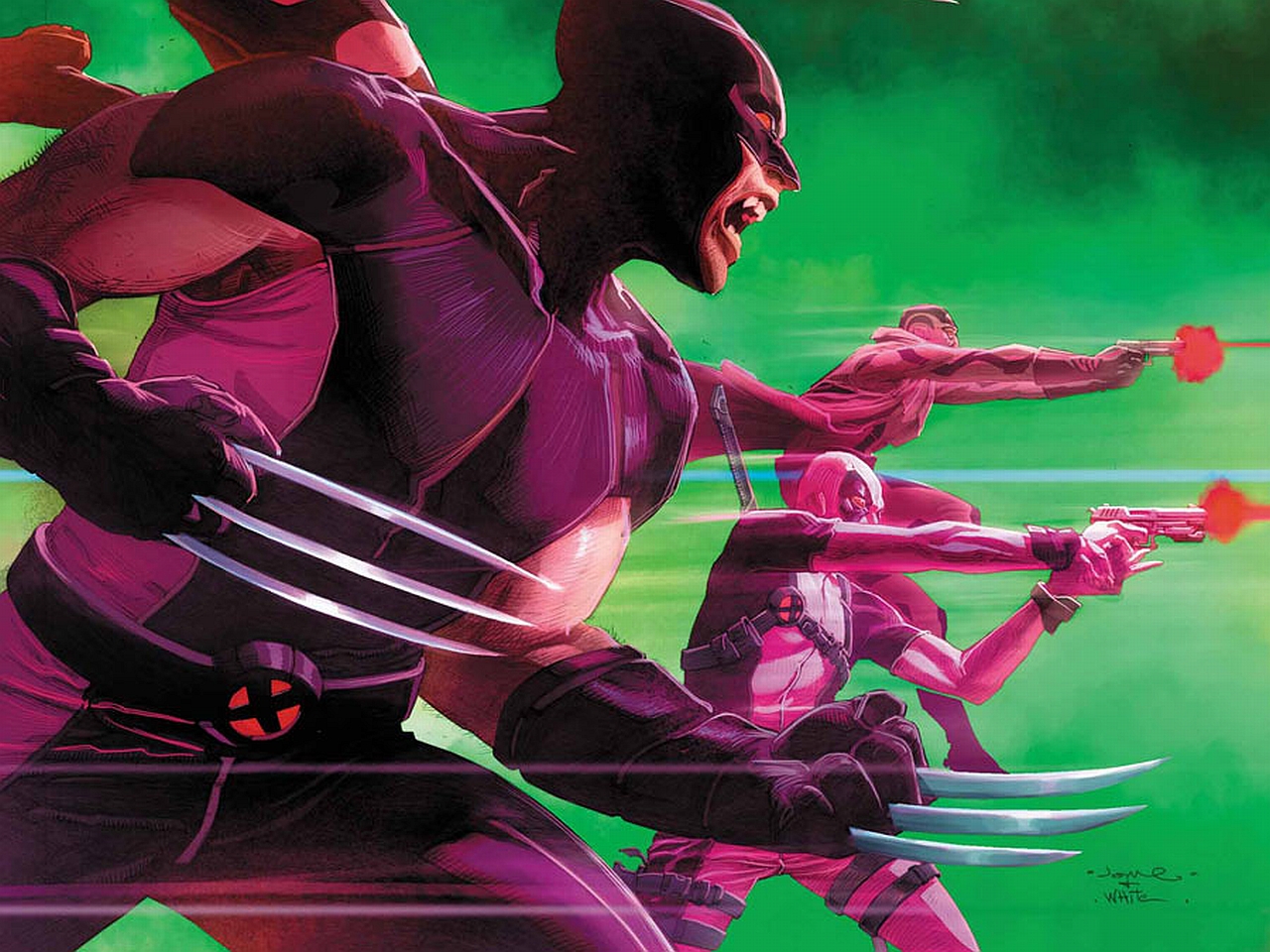 Deadpool, Wolverine, Comics, Uncanny X