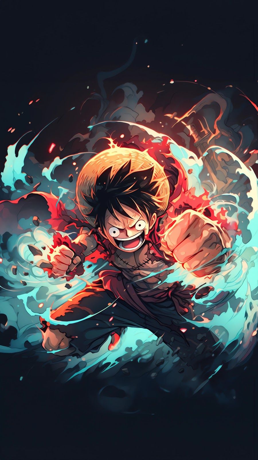 ONE PIECE ANIME LUFFY WALLPAPER IPHONE