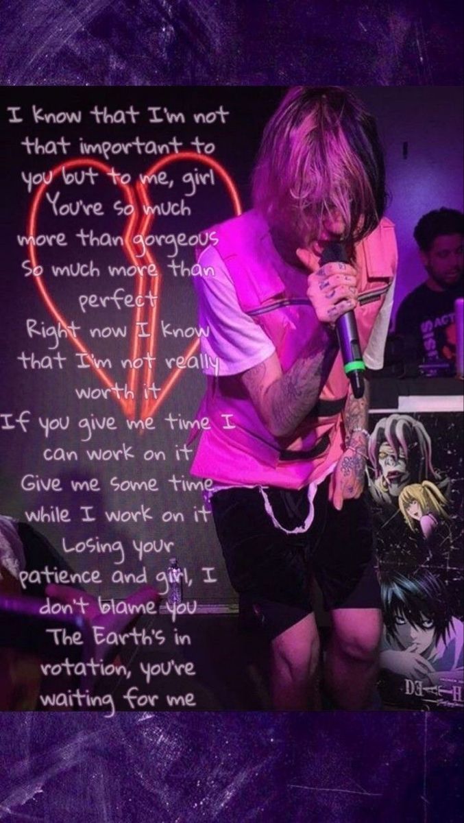 Lil peep wallpaper. Lil peep lyrics