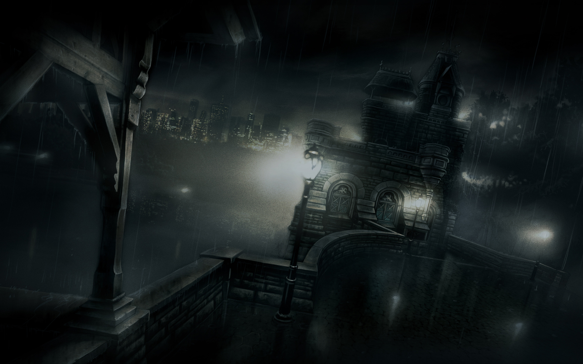 Dark and Scary HD Wallpaper: Shadows