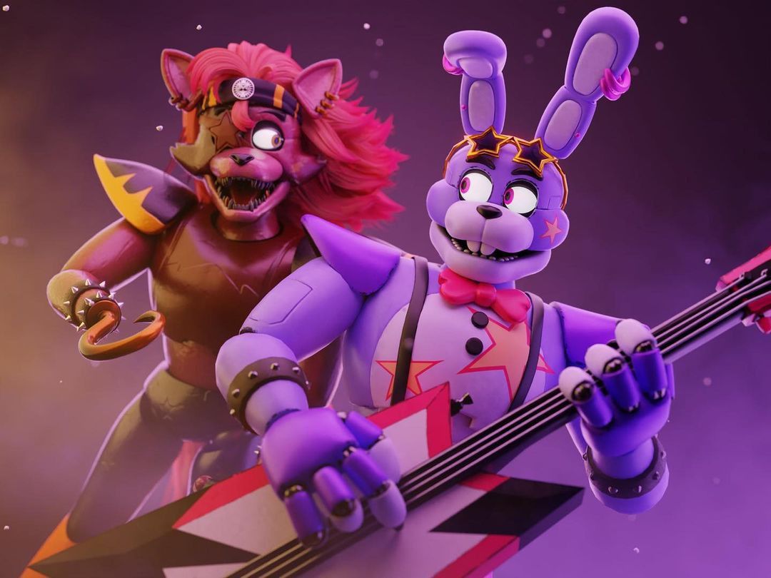 Glamrock Bonnie & Glamrock Foxy