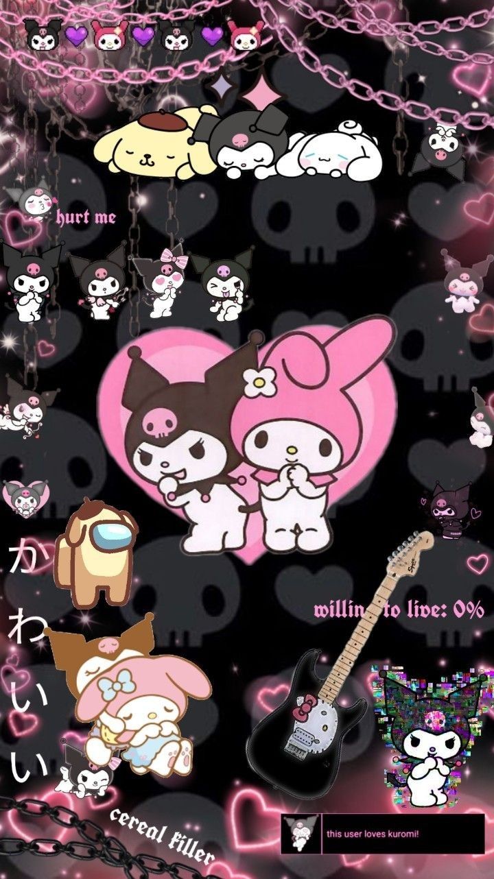 Glitter wallpaper, Cartoon wallpaper