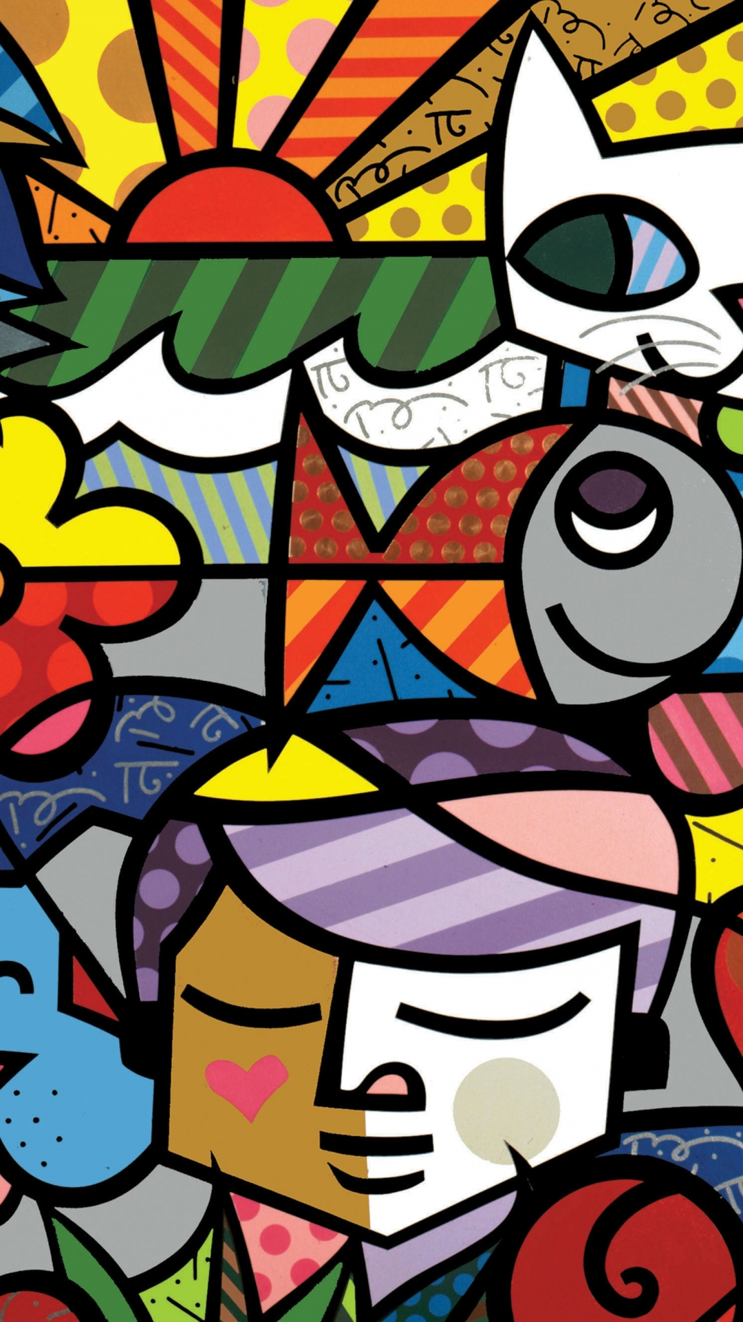 Artistic Psychedelic Phone Wallpaper