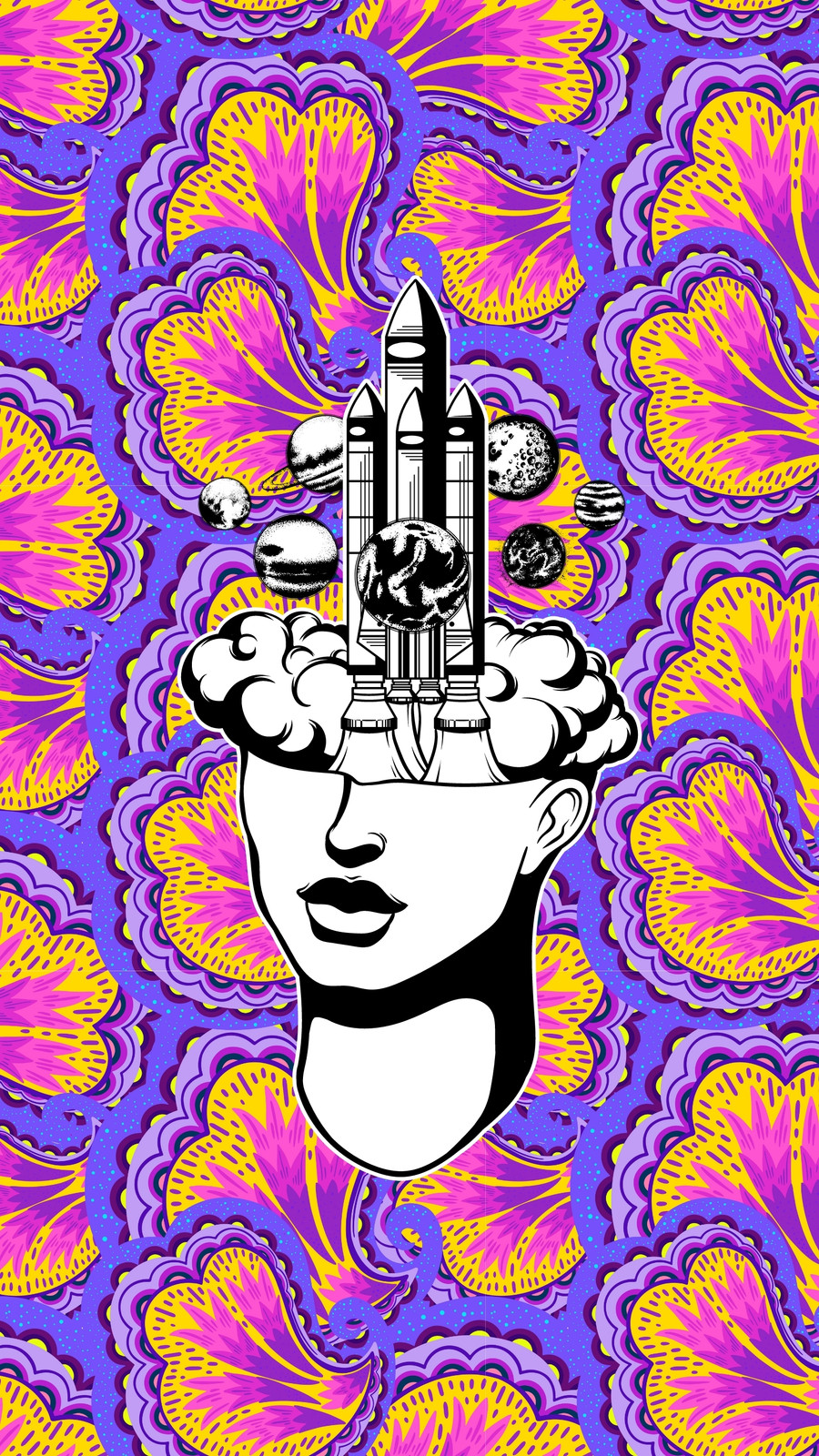 customizable wallpaper purple