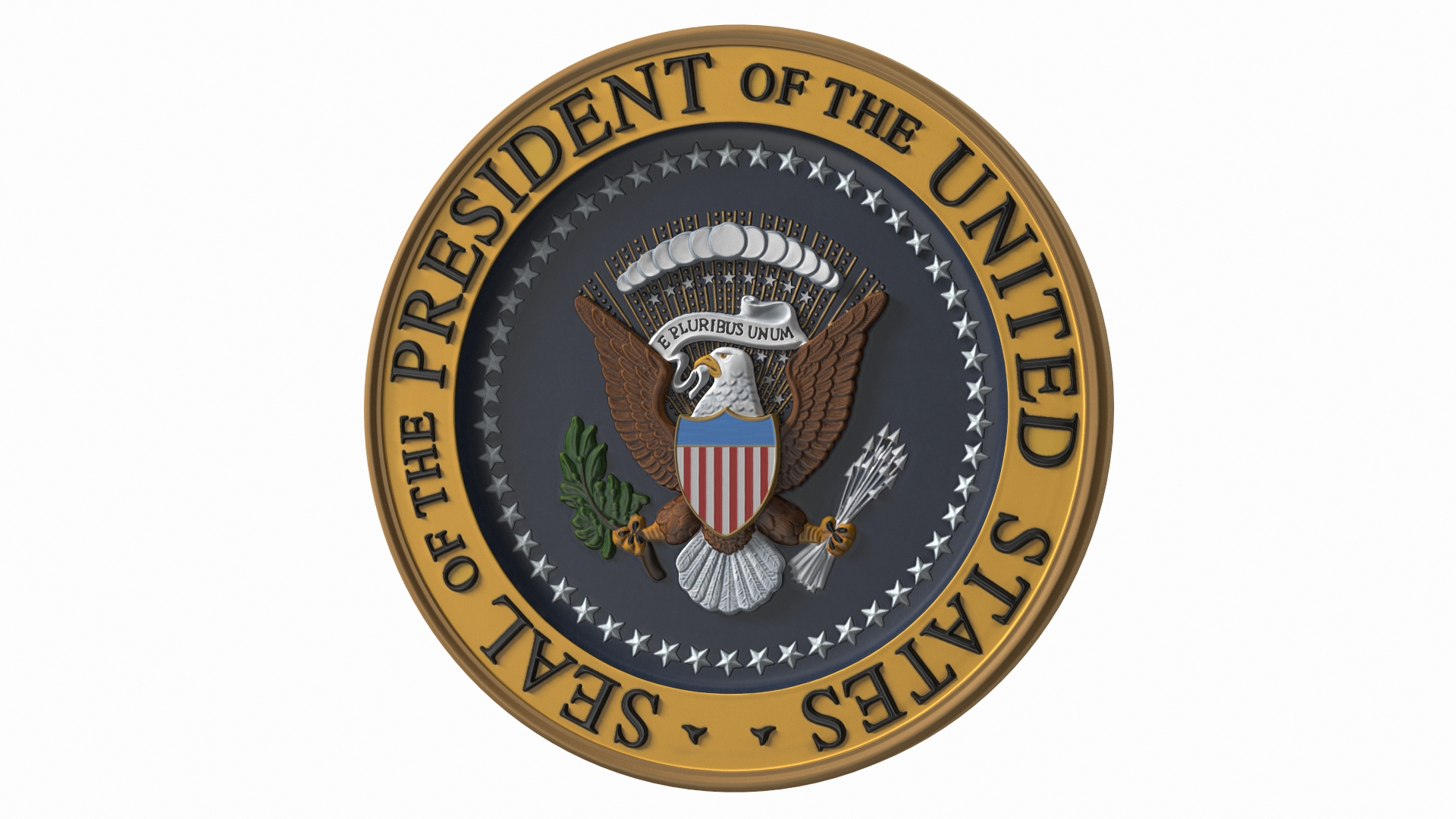 US Presidential Seal 3D Model