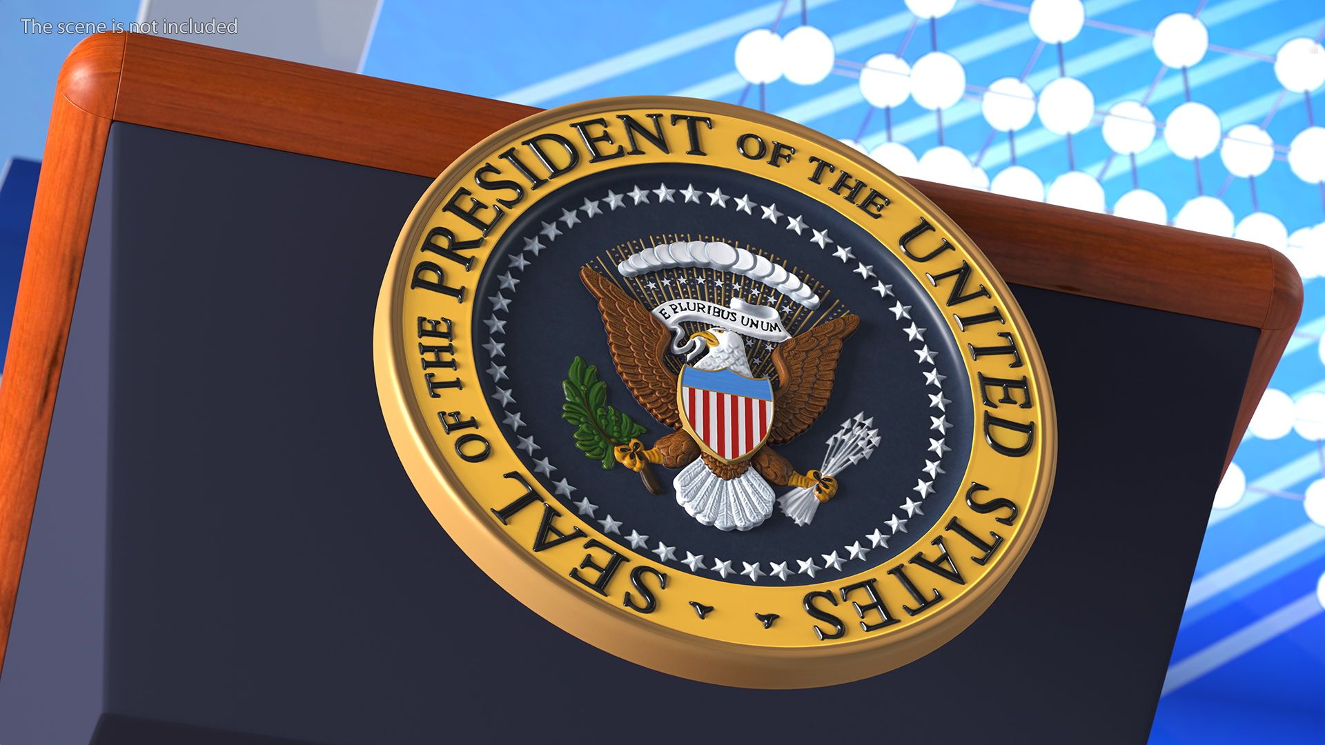 US Presidential Seal 3D Model $29