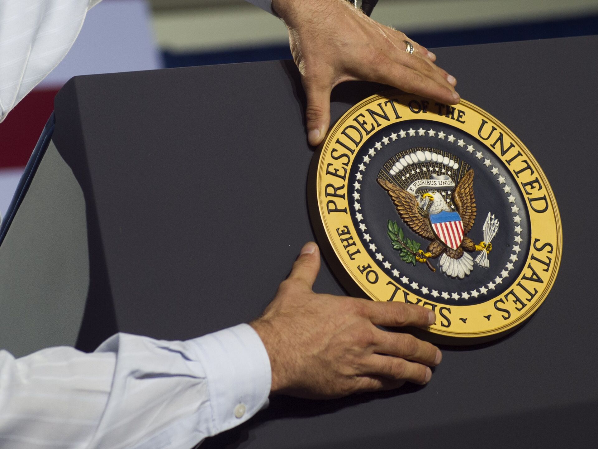 Presidential Seal at His Golf Course