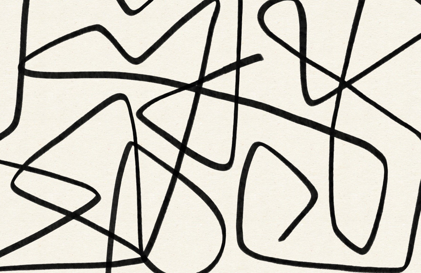 Abstract Line Art Wall Mural