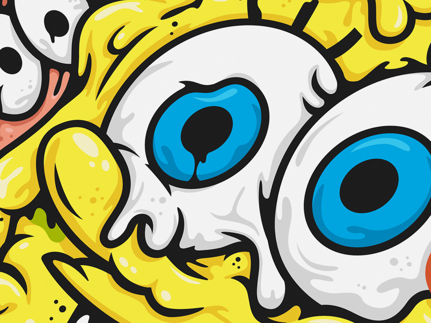 Drippy Spongebob and Patrick - Behance