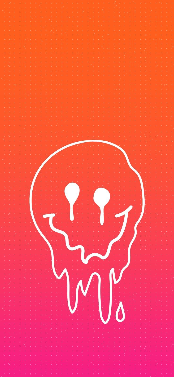 Drippy smiley face wallpaper