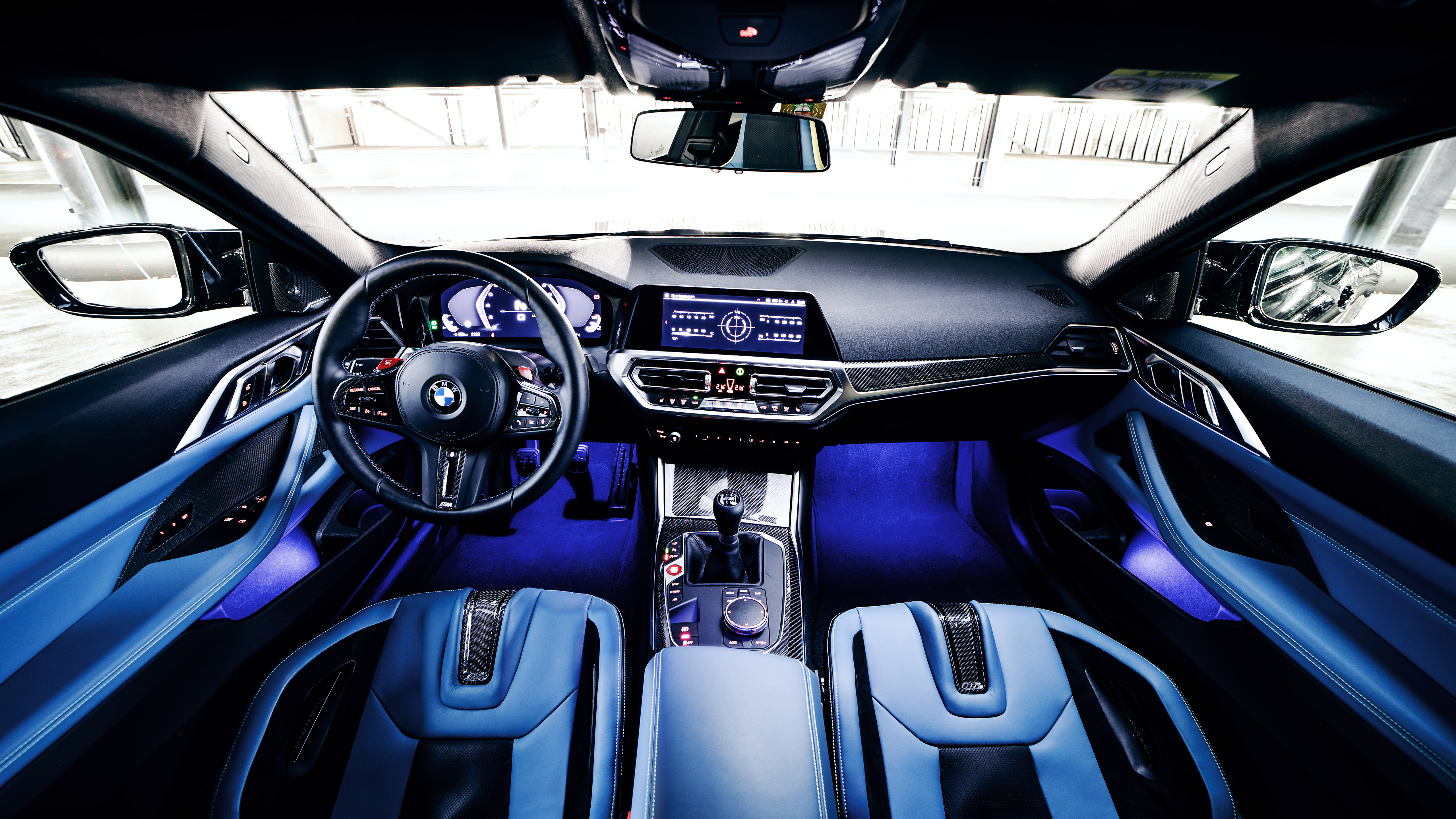 BMW M4 Coupé Interior 5K Wallpaper