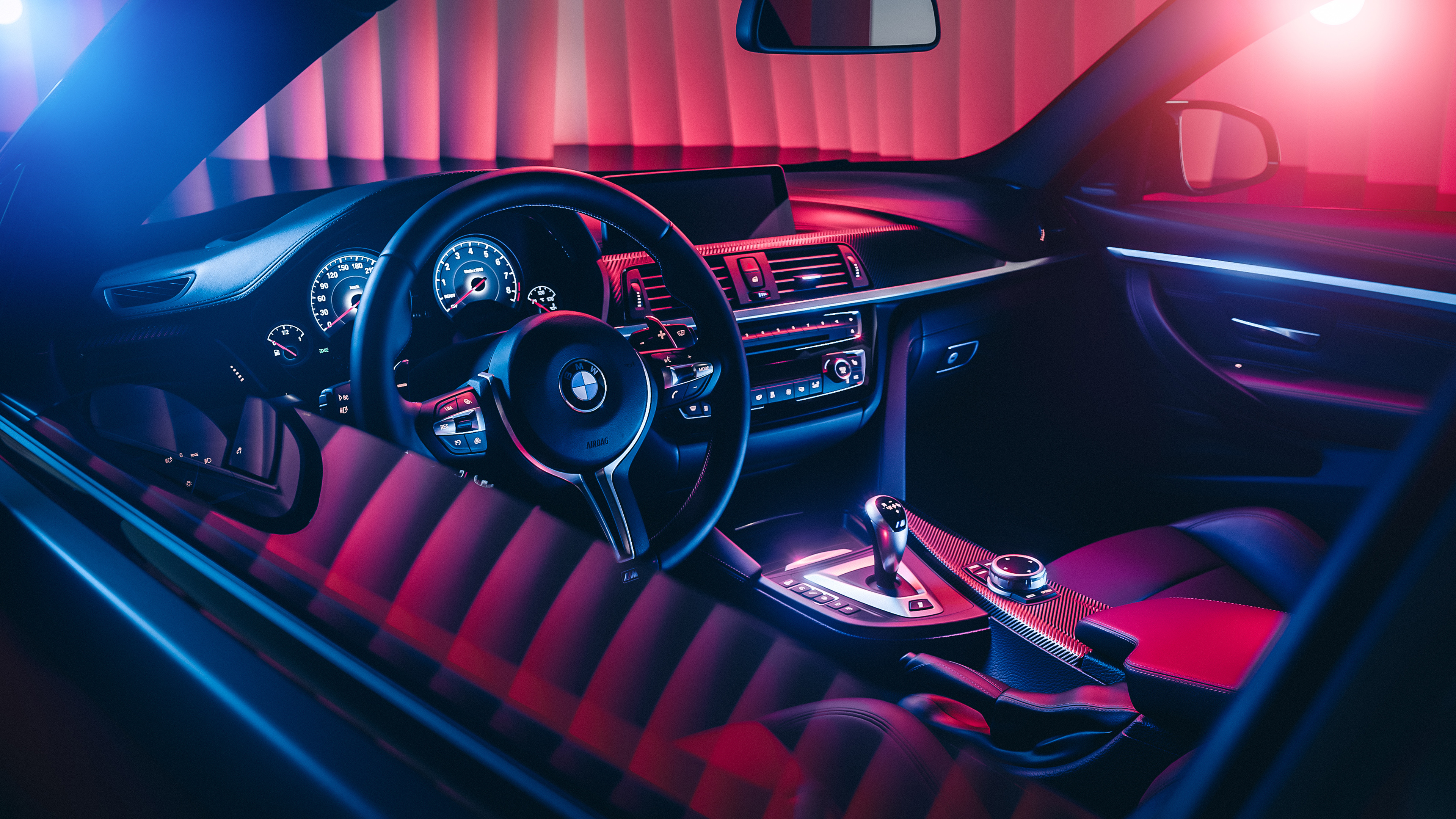 BMW M4 M Performance Interior 4K