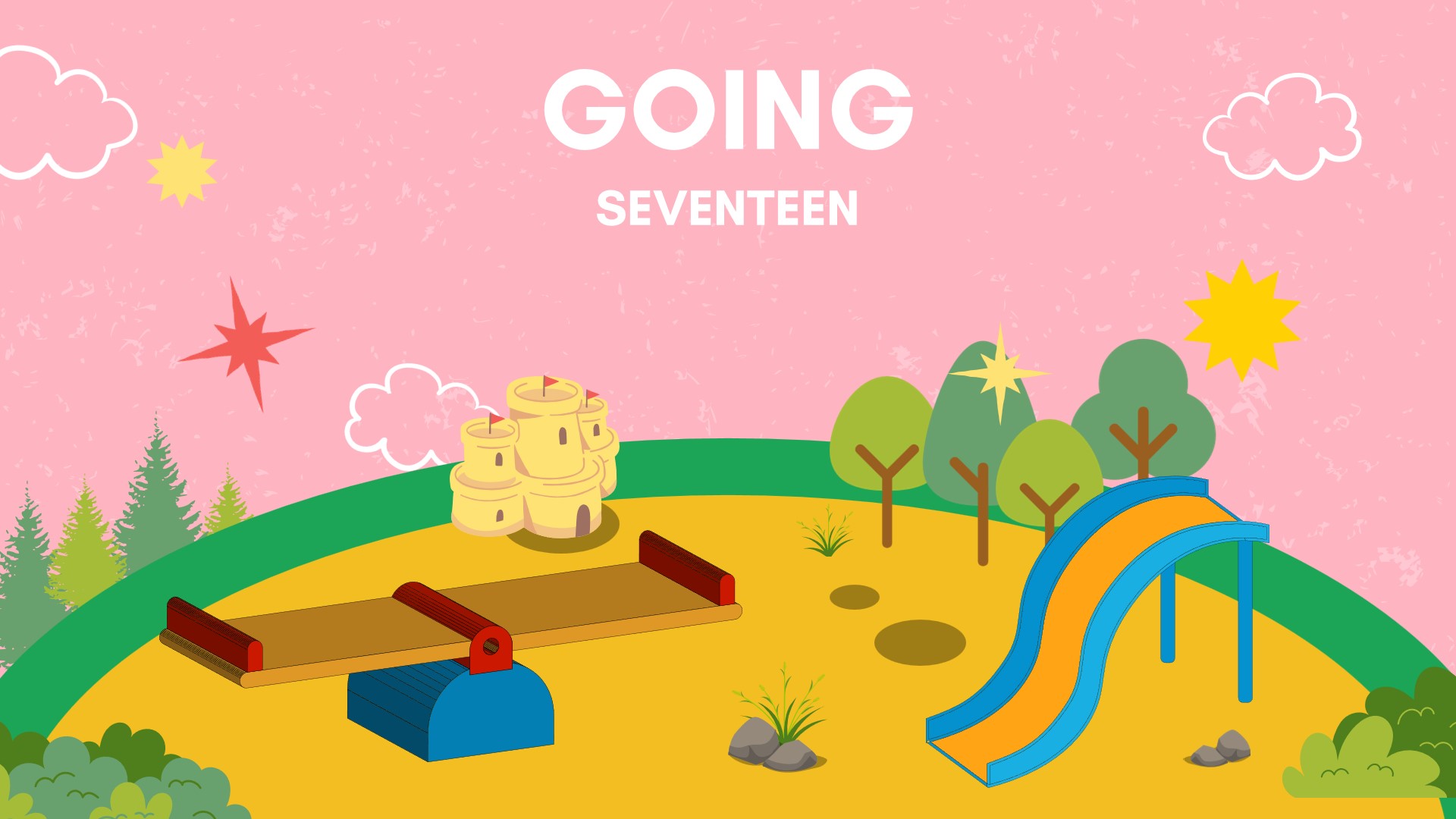 CANVA Going Seventeen Inspired PPT