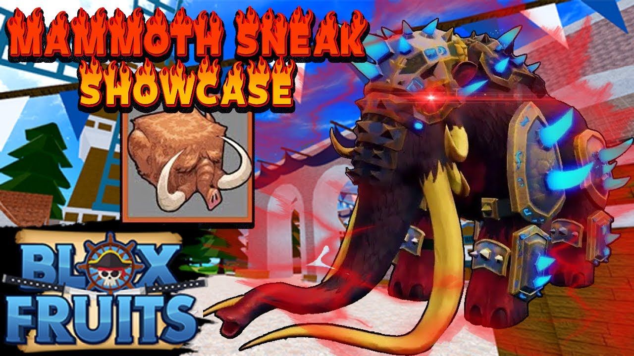 BLOX FRUITS UPDATE 20. MAMMOTH SNEAK