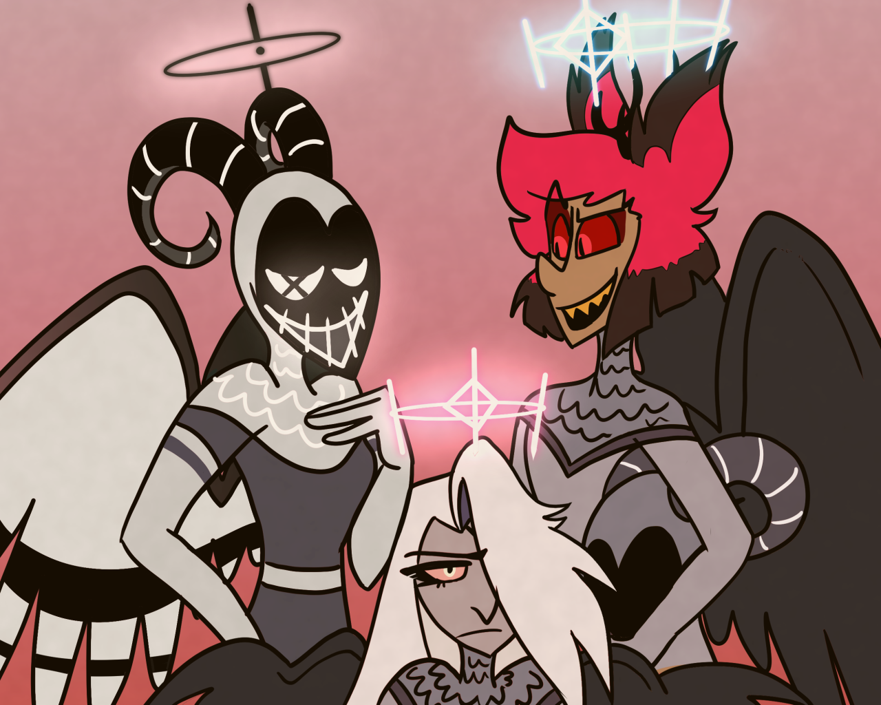 More art from my Exorcist Alastor AU w