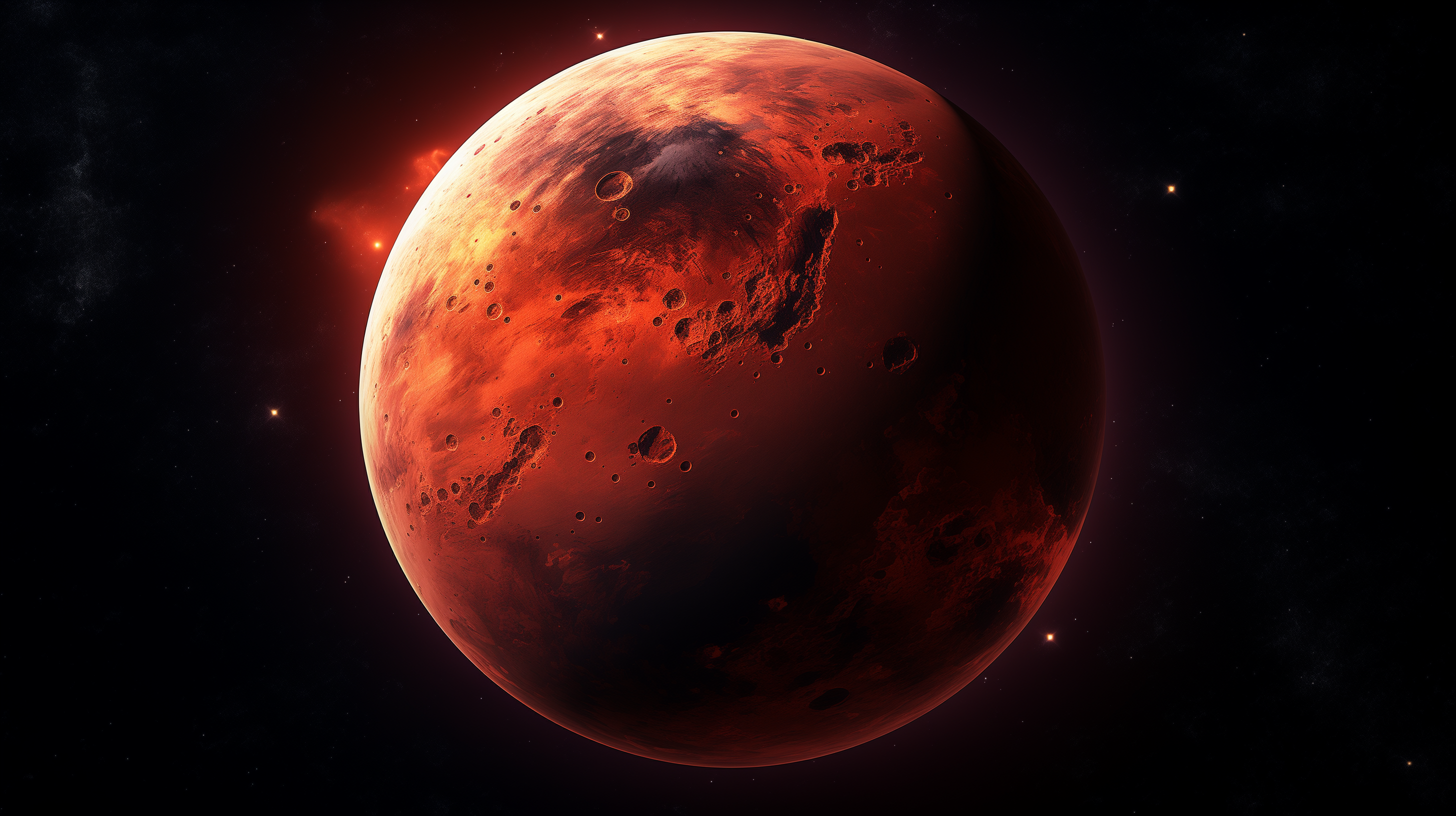 Majestic Mars HD Wallpaper. Red Planet