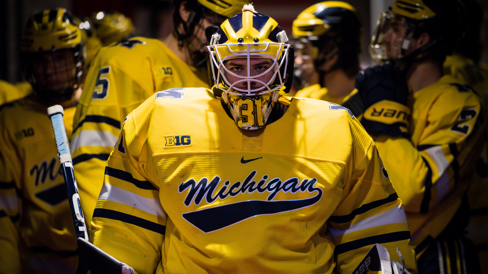 All Big Ten Wolverine Goalie Is A Mann