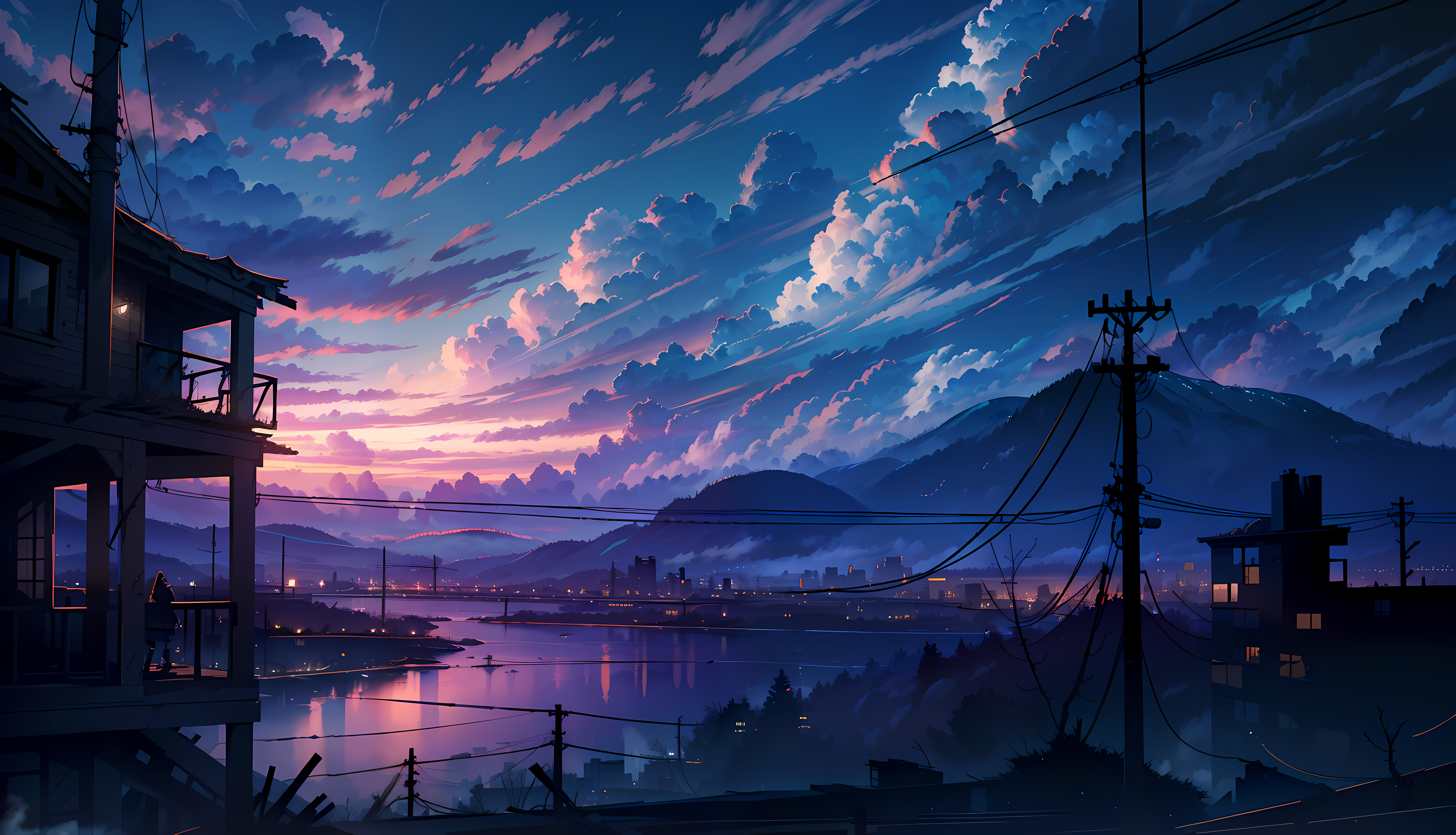 Your Name wallpaper 8k Anime scenery