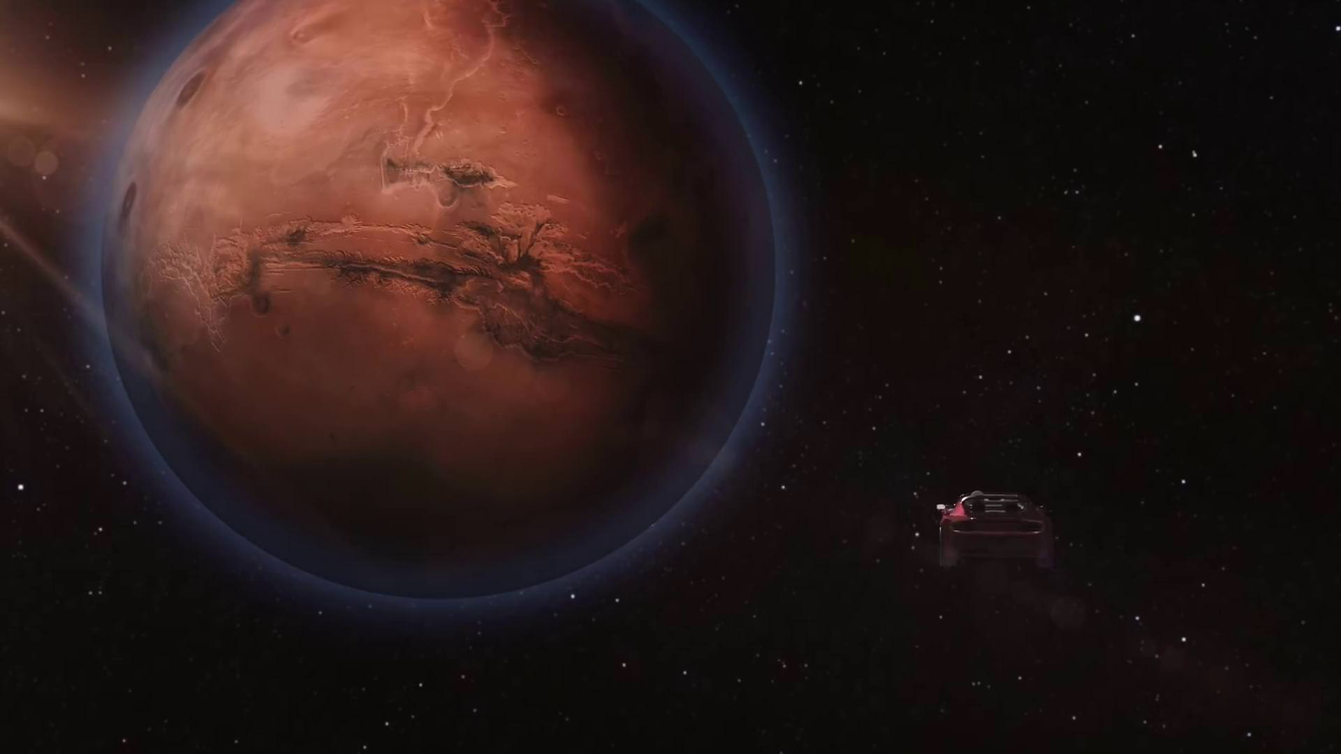 Roadster To Mars Space X Wallpaper, HD